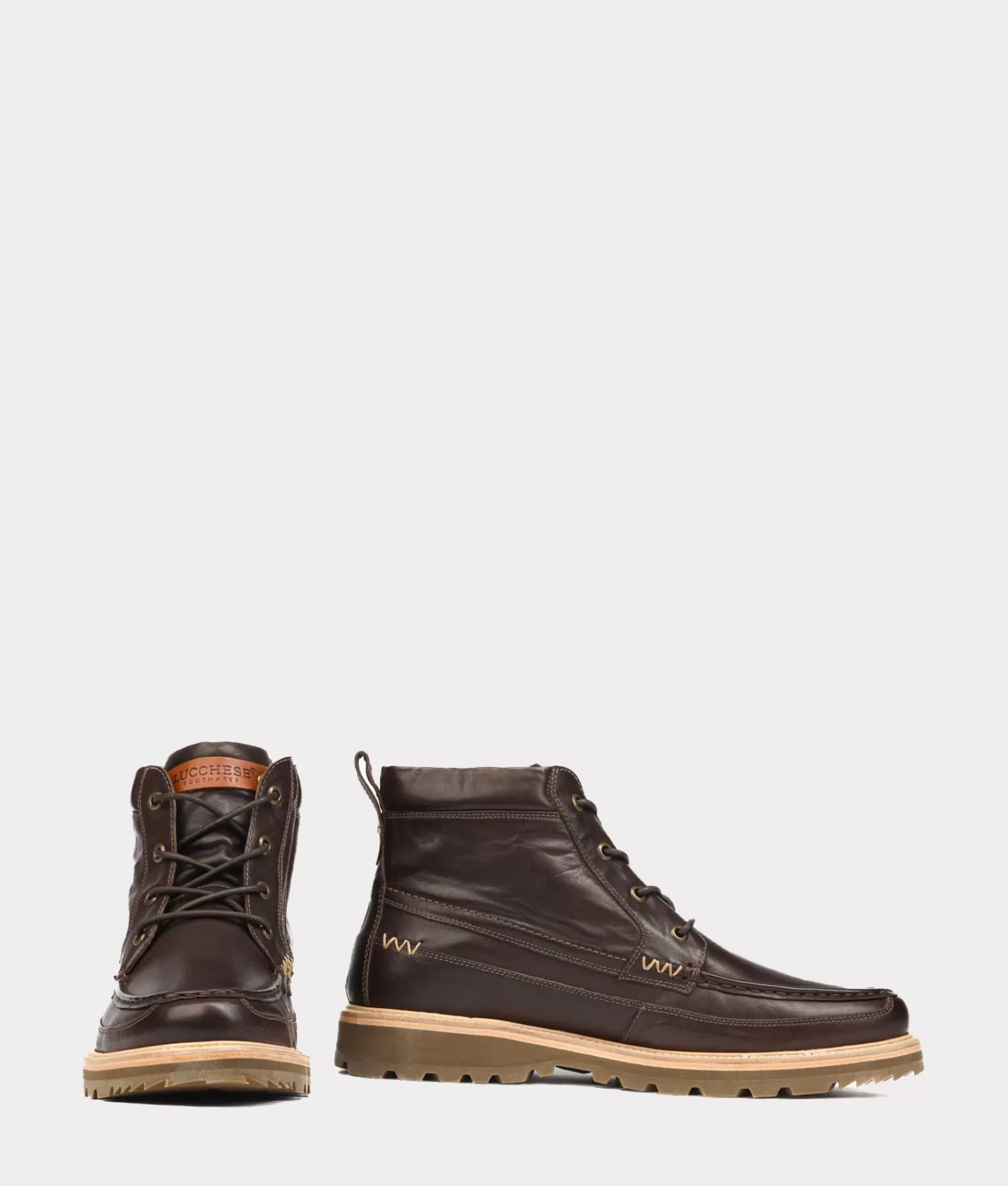 Lucchese After Ride | Barn Boots | Ranger II 5" Lace Up Boot Chocolate