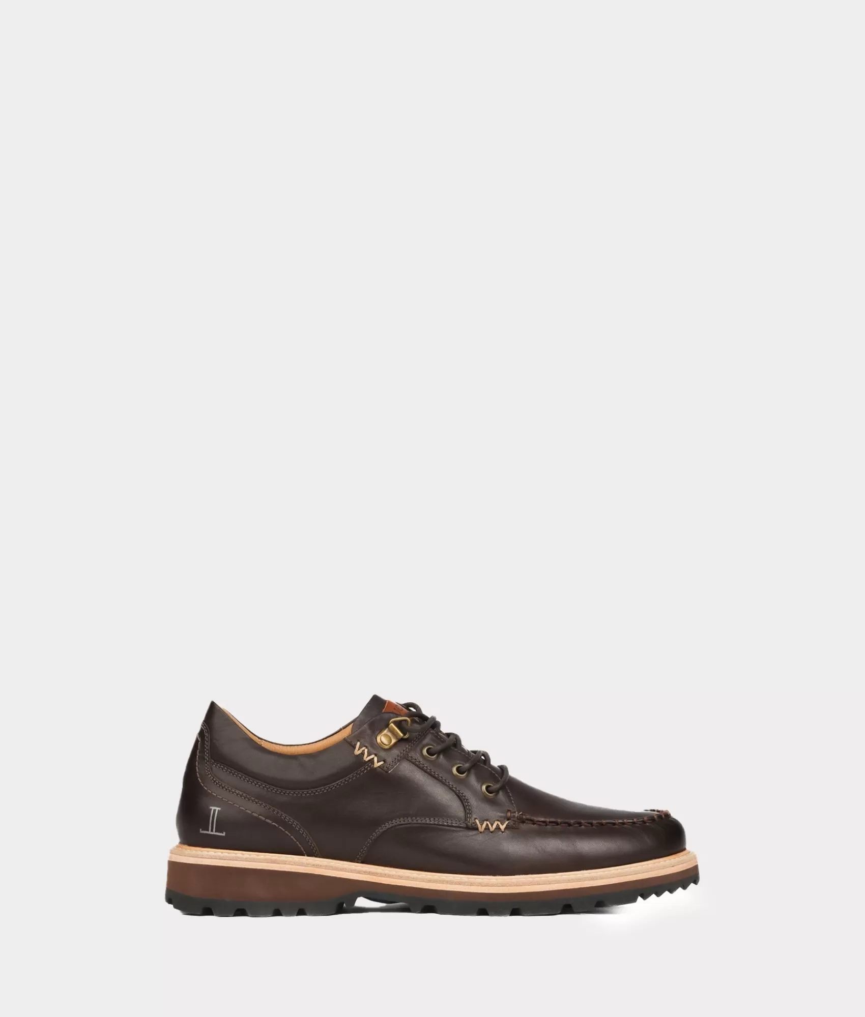 Lucchese Barn Boots | Ranger II Moccasin Oxford Chocolate