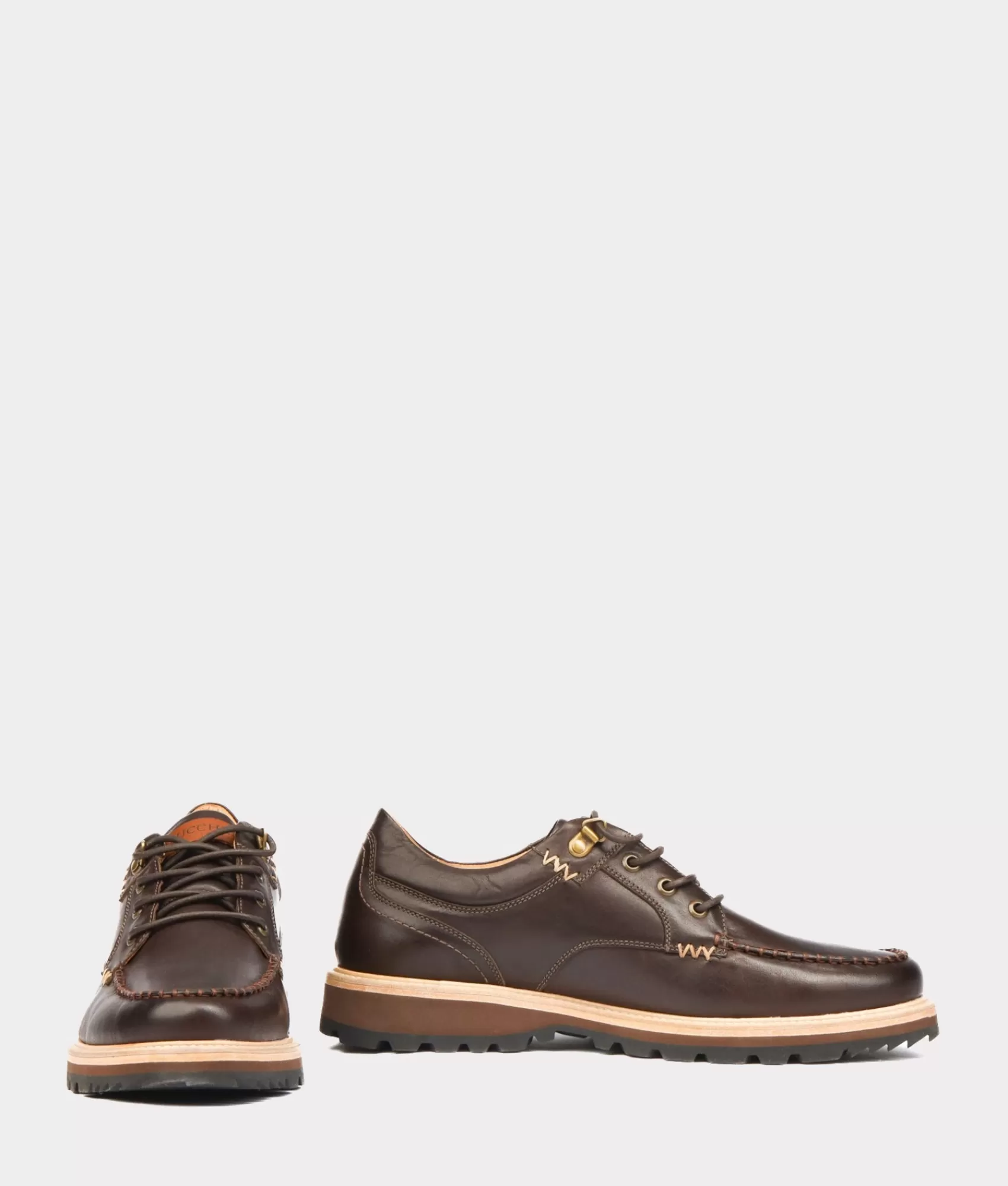 Lucchese Barn Boots | Ranger II Moccasin Oxford Chocolate