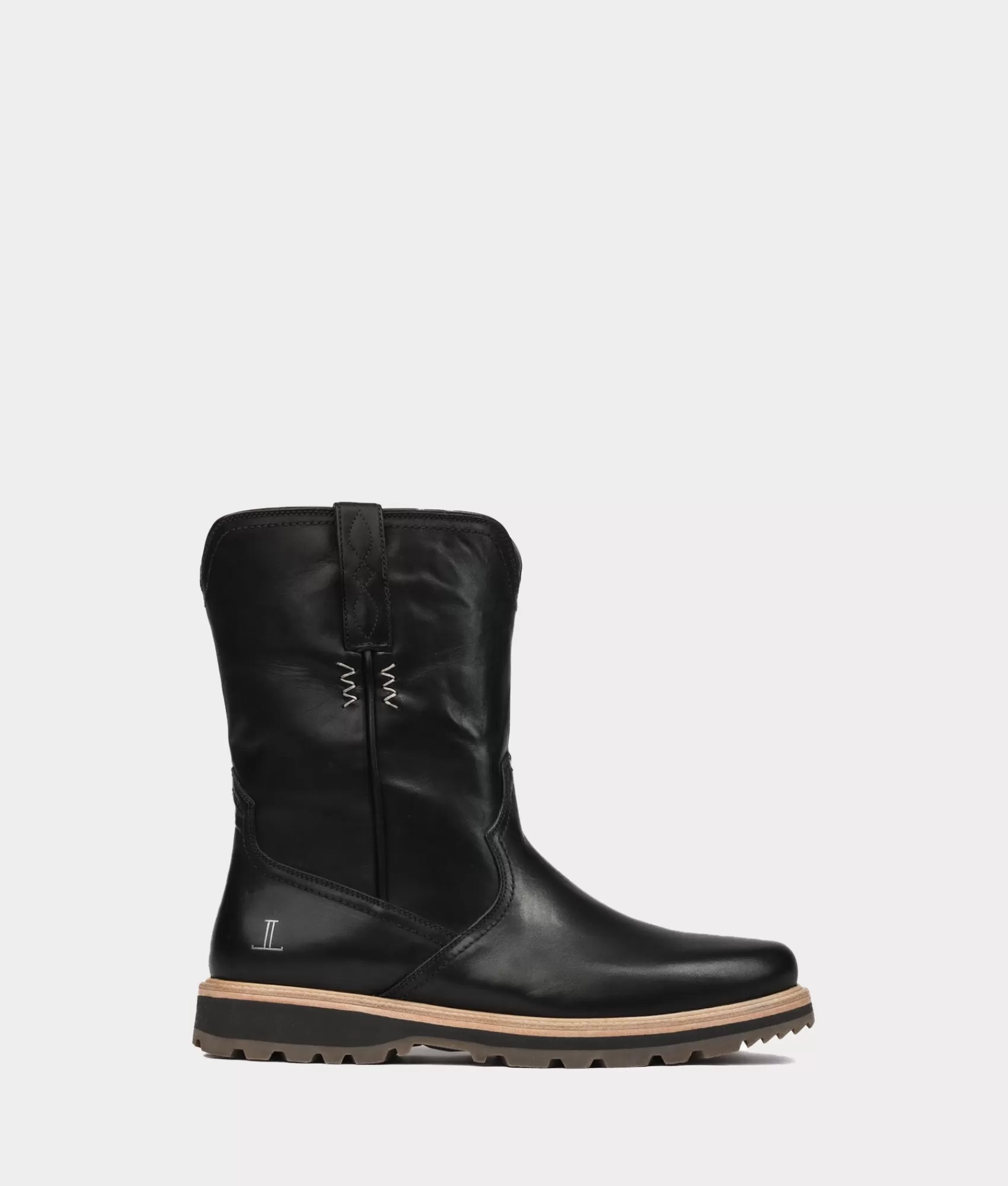 Lucchese Barn Boots | Roper | Ranger II Pull On Boot Black