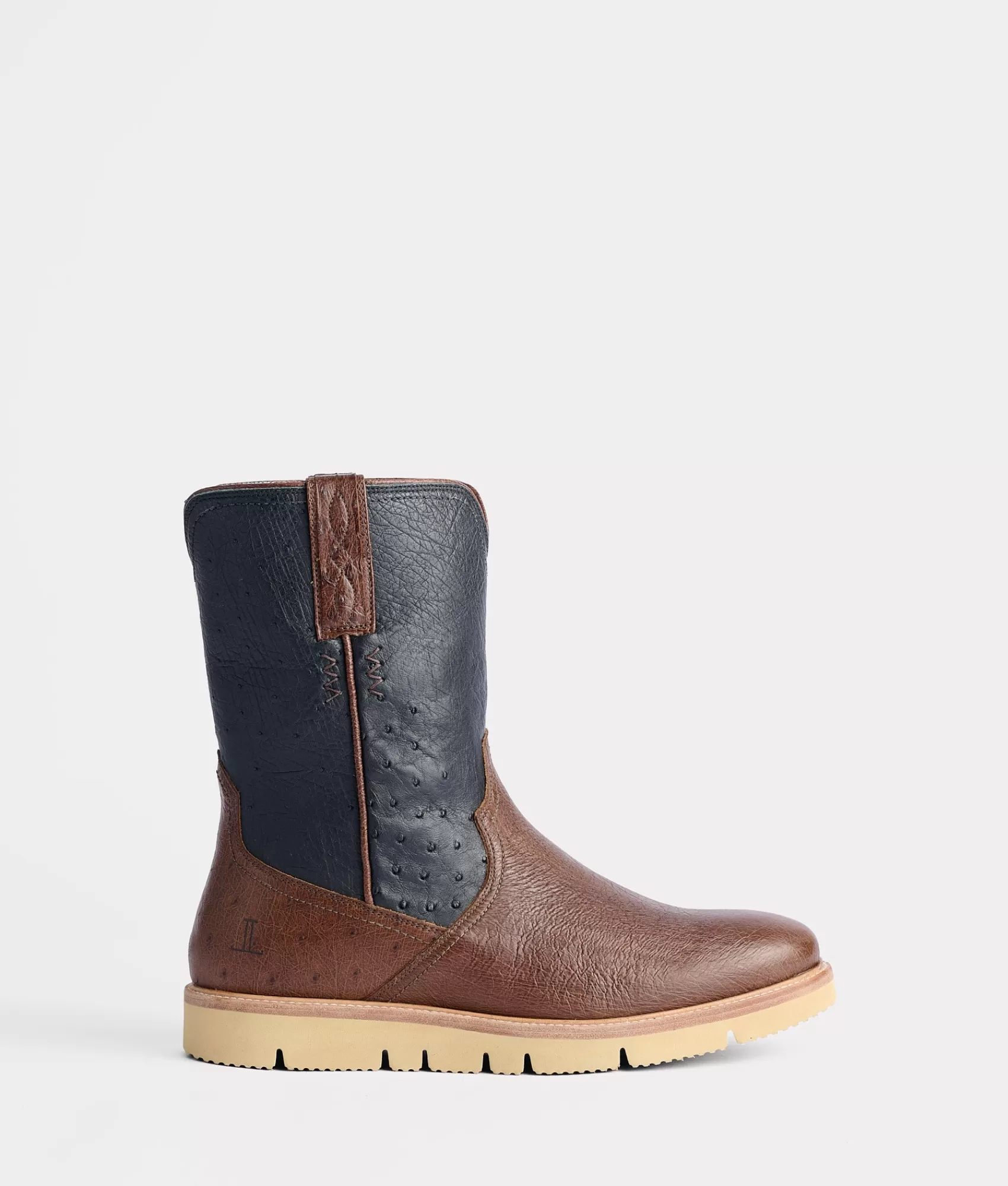 Lucchese Barn Boots | Ridgeline Exotic Pull On Tobacco