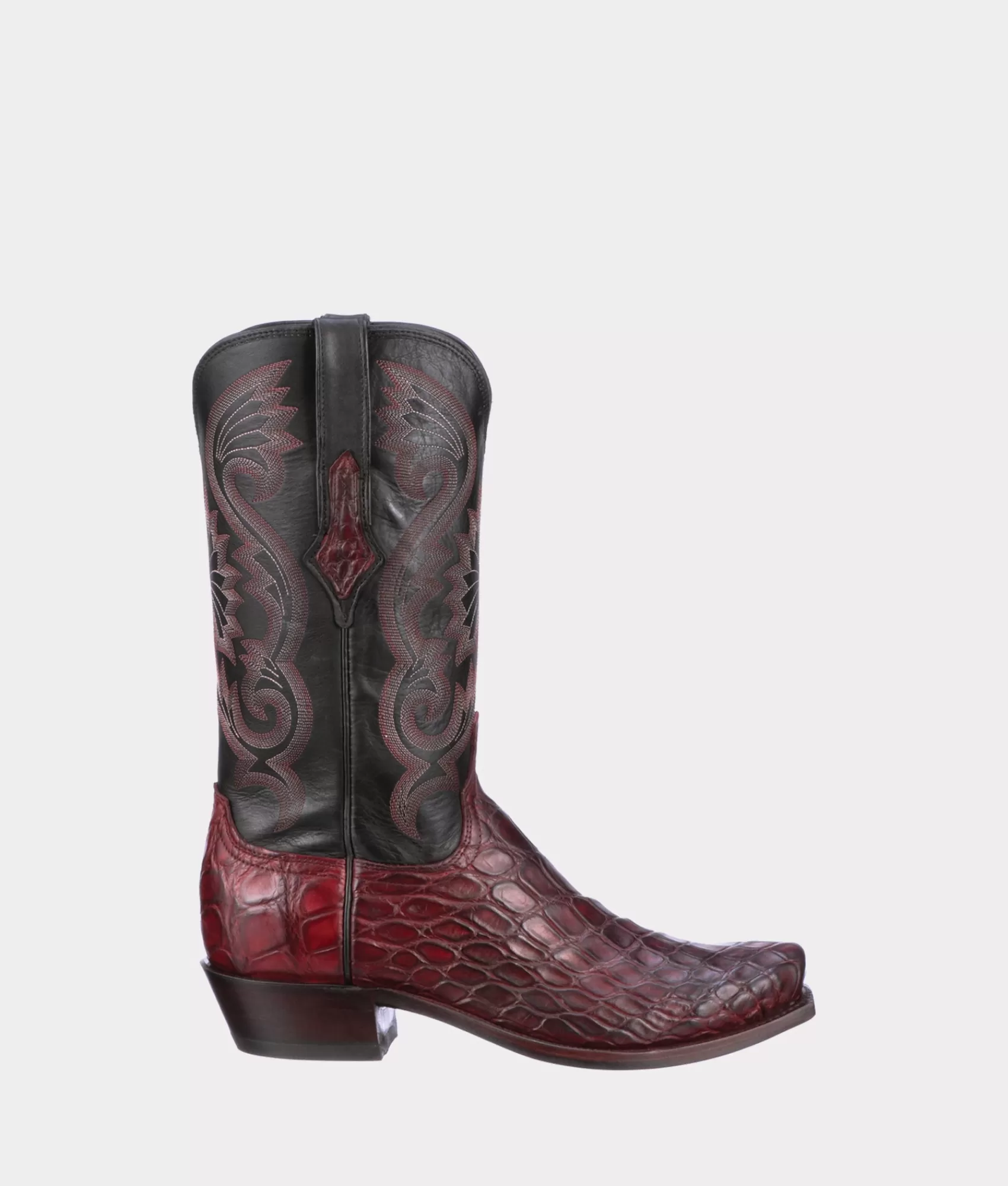 Lucchese Cowboy | Rio BlackCherry+Black
