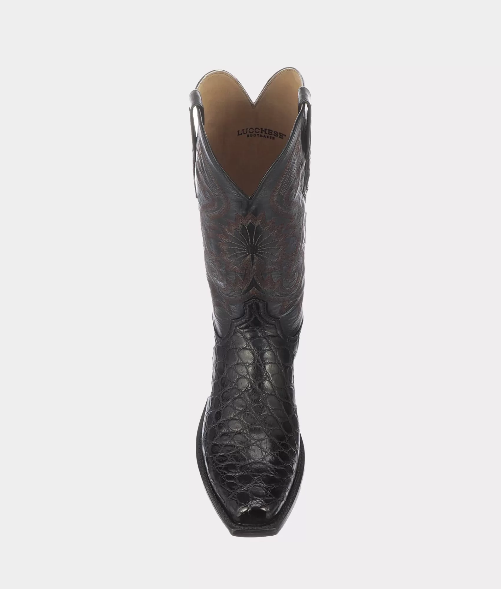 Lucchese Cowboy | Rio Black+Grey/Charcoal