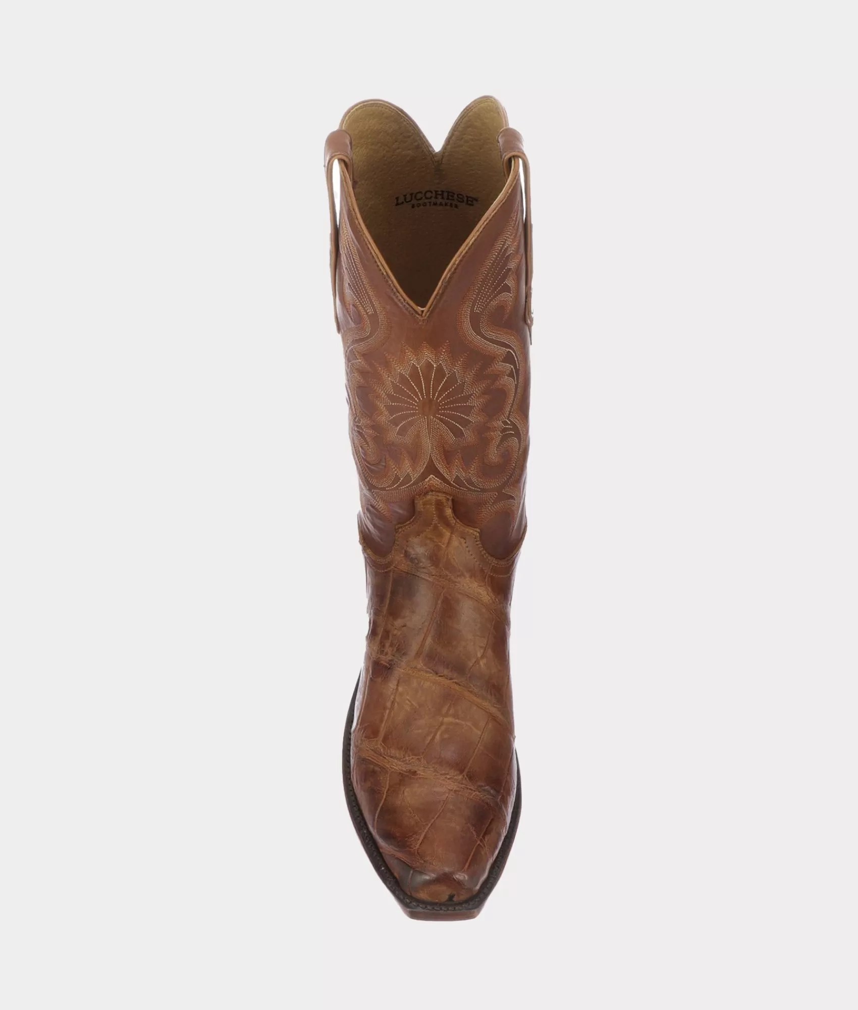 Lucchese Cowboy | Rio BarrelBrown+Tan