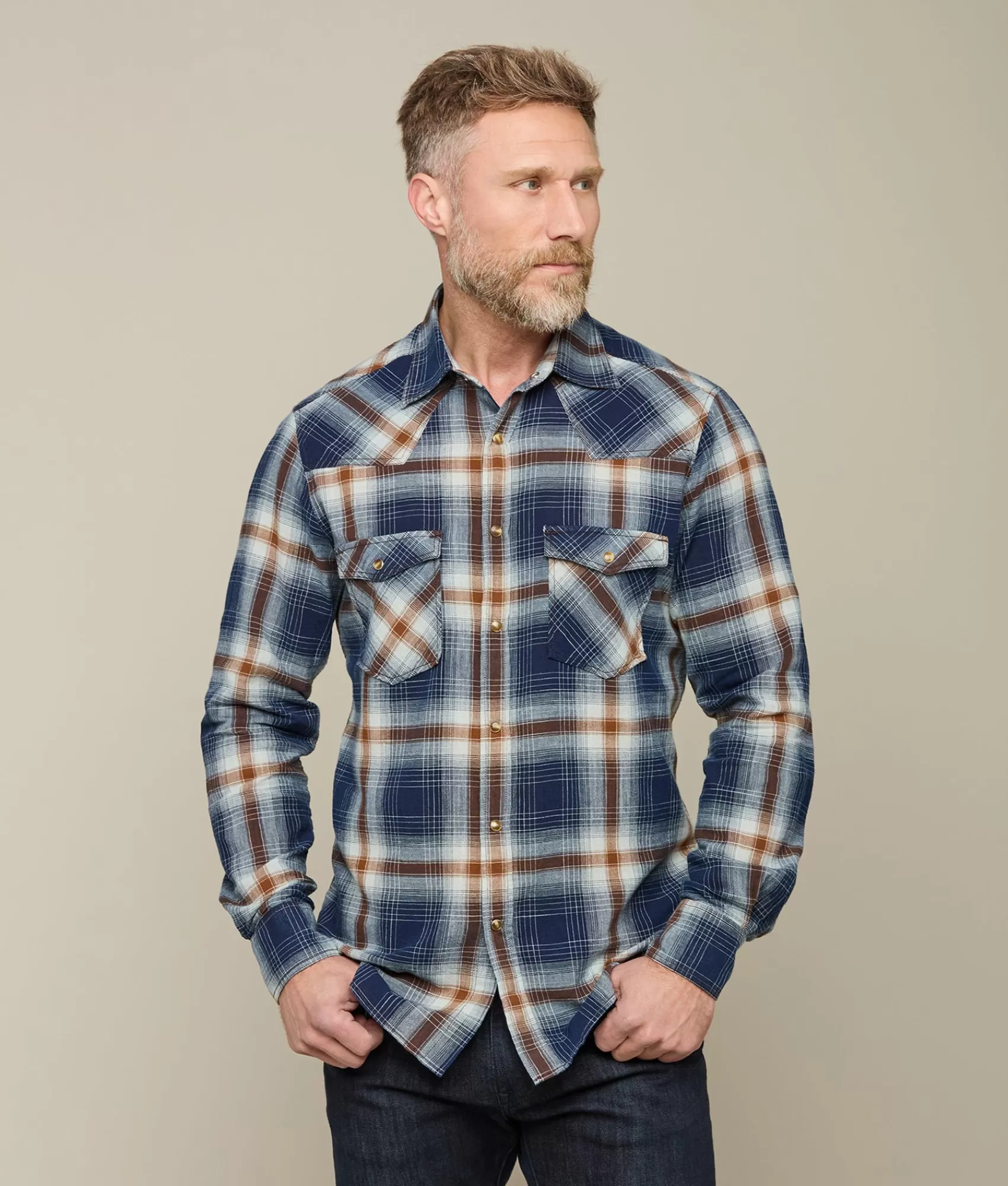 Lucchese Tops | Rio Grande Denim/Tan