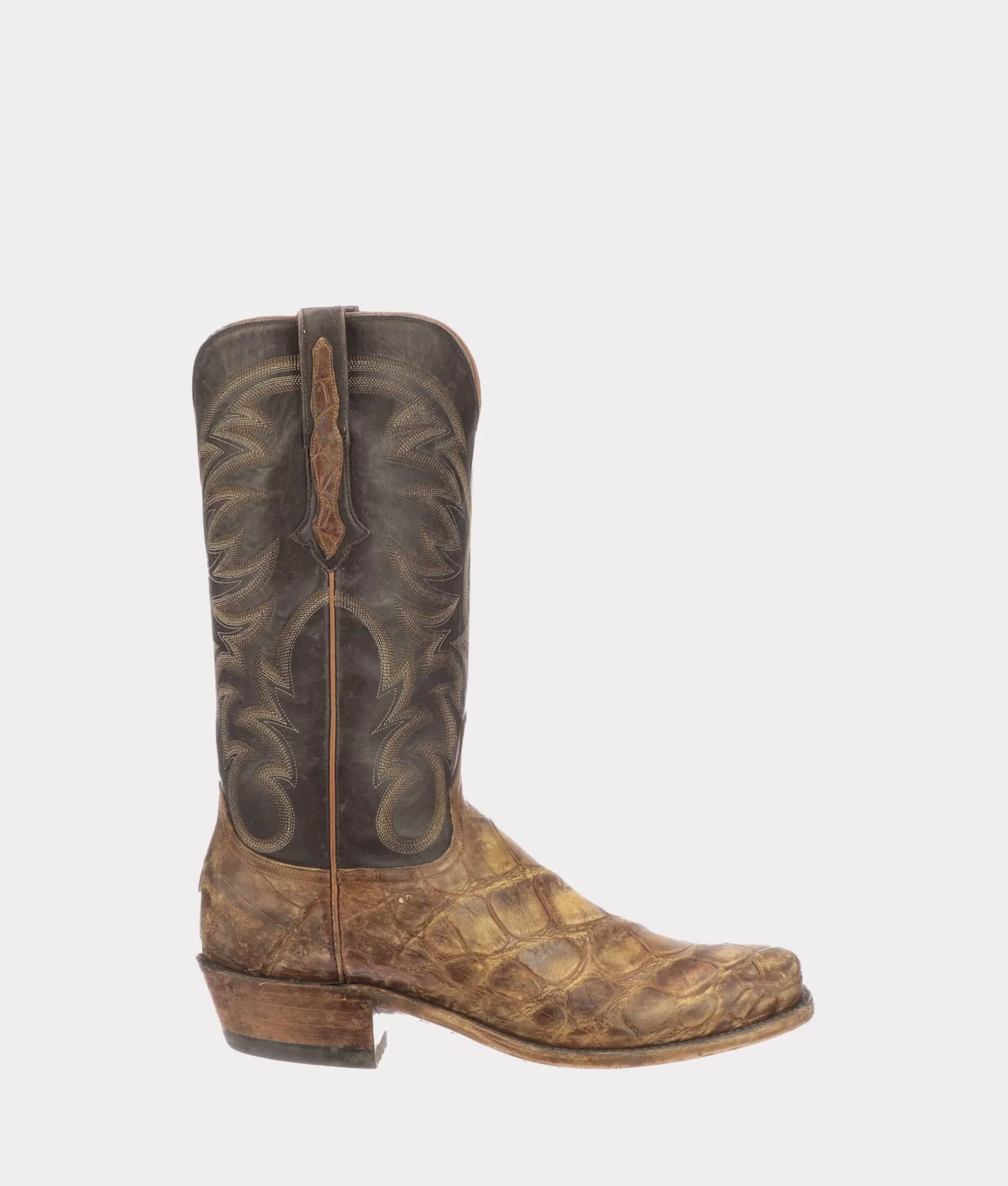 Lucchese Cowboy | Rodney Cognac+Chocolate