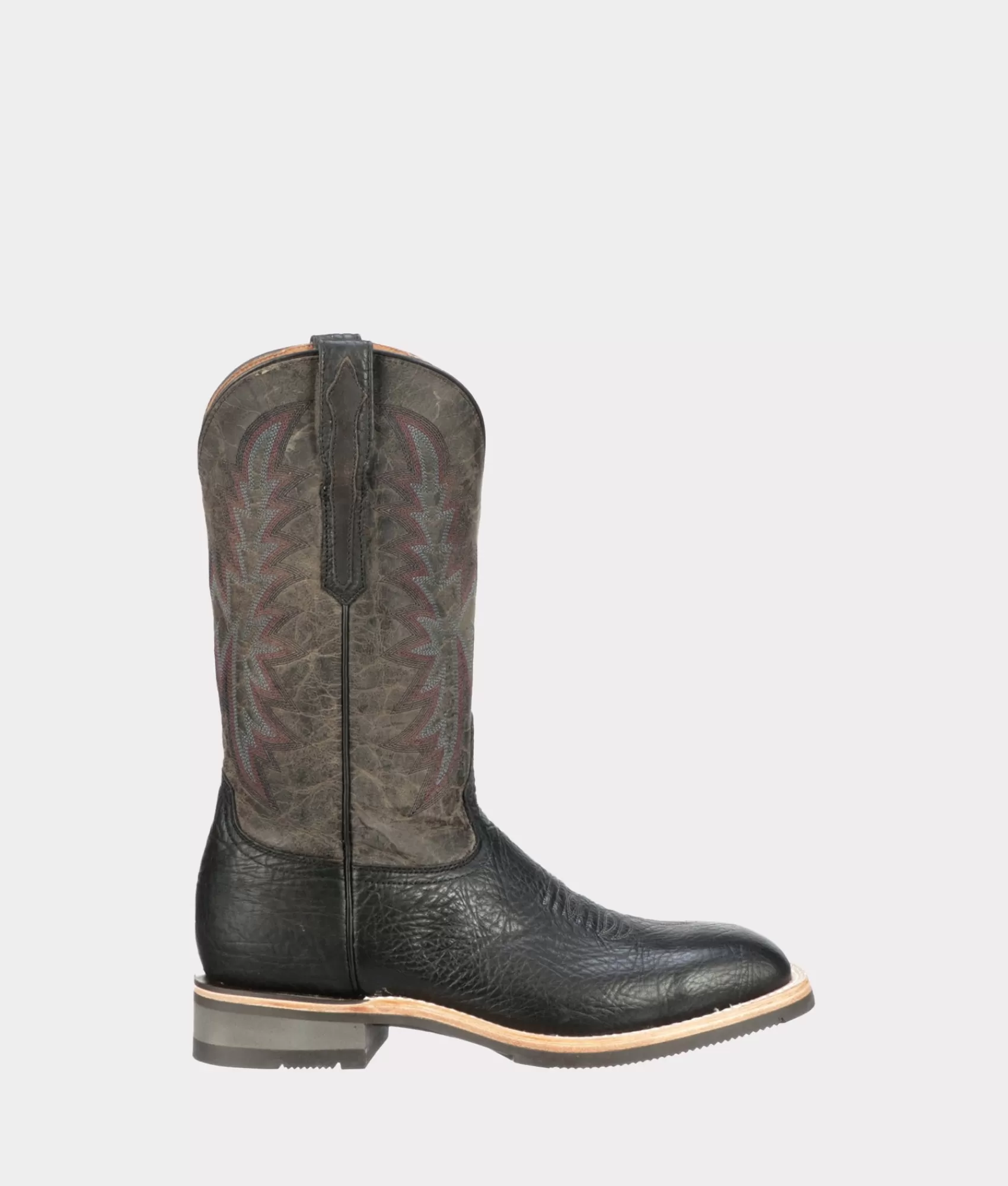 Lucchese Barn Boots | Horseman | Rudy Black+AnthraciteGrey