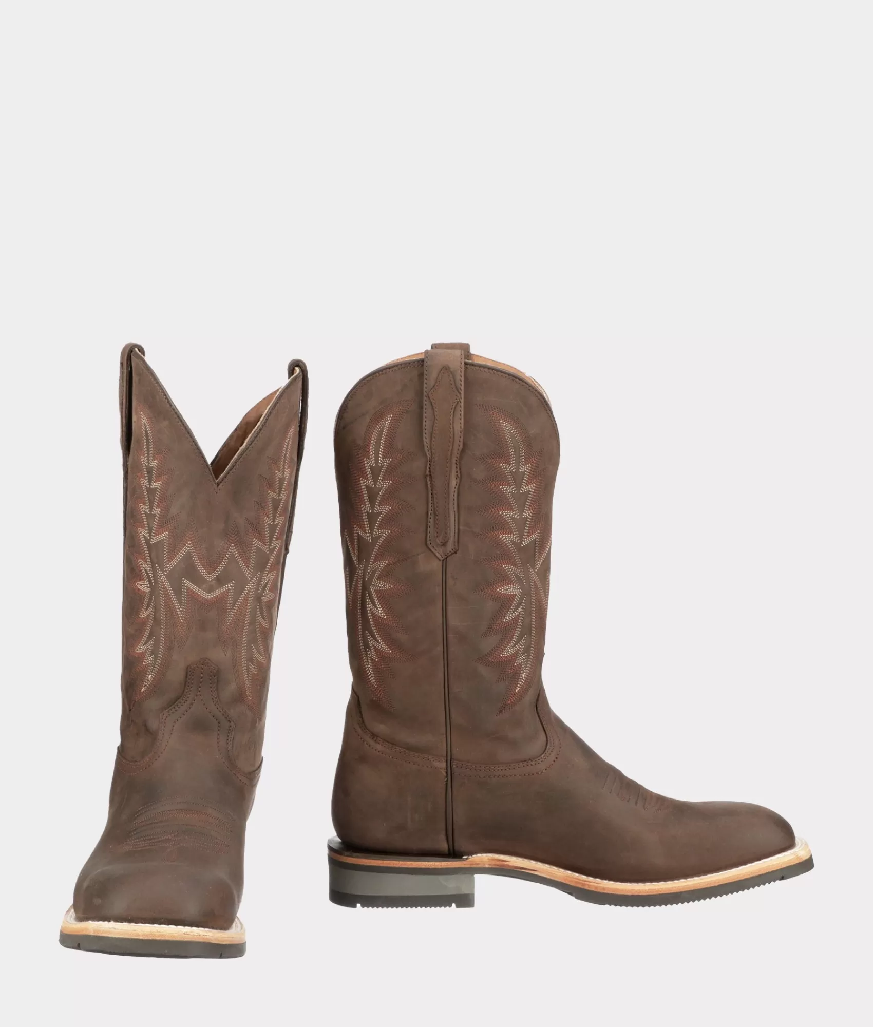 Lucchese Barn Boots | Rudy Water Resistant Chocolate