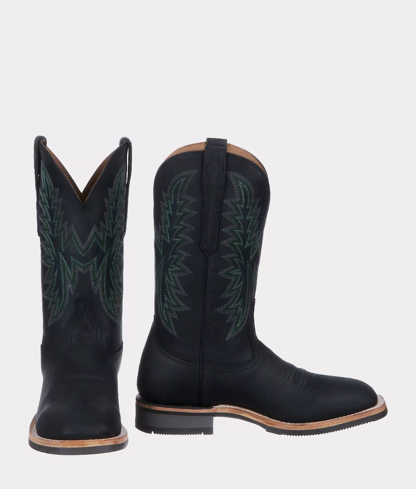 Lucchese Barn Boots | Rudy Water Resistant Black