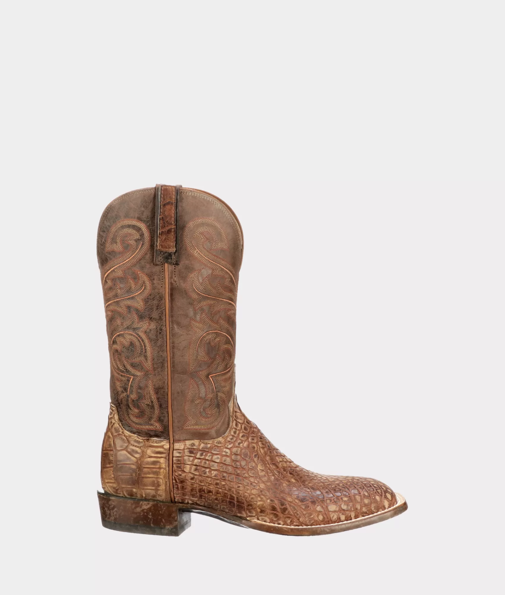 Lucchese Horseman | Cowboy | Russell Cognac+Chocolate