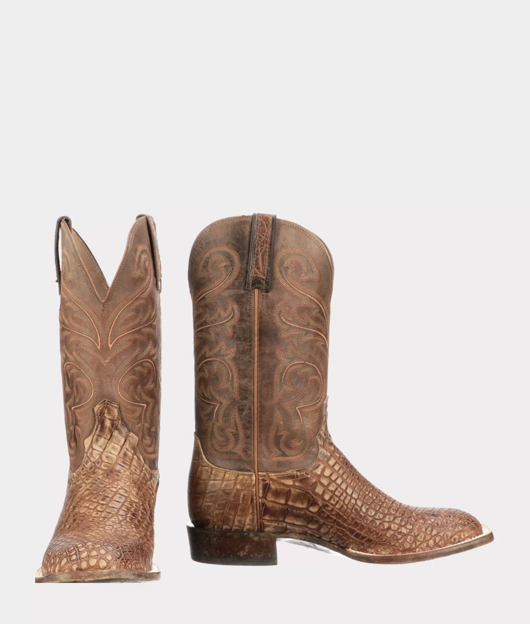 Lucchese Horseman | Cowboy | Russell Cognac+Chocolate