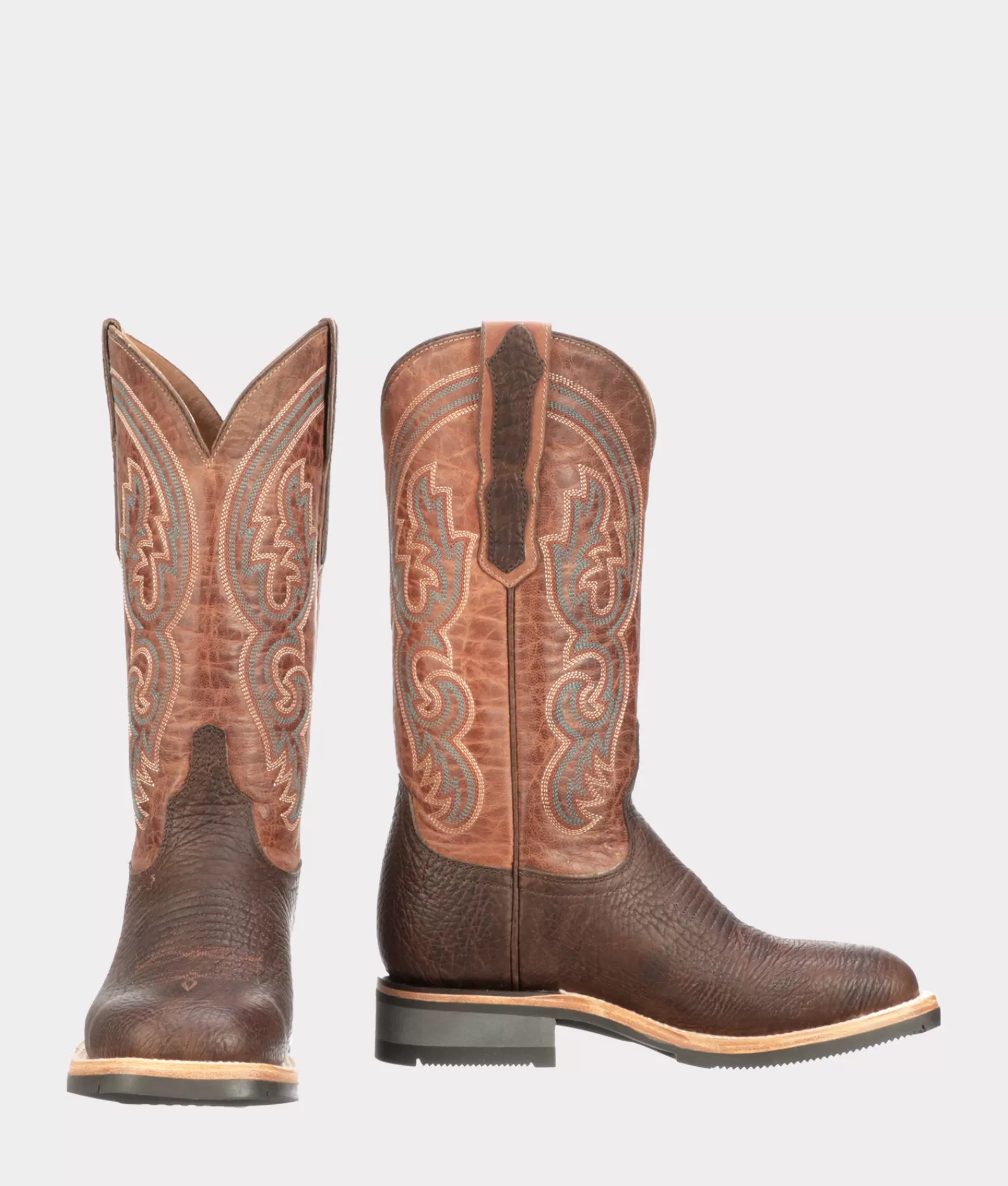 Lucchese Barn Boots | Ruth Chocolate+Peanut