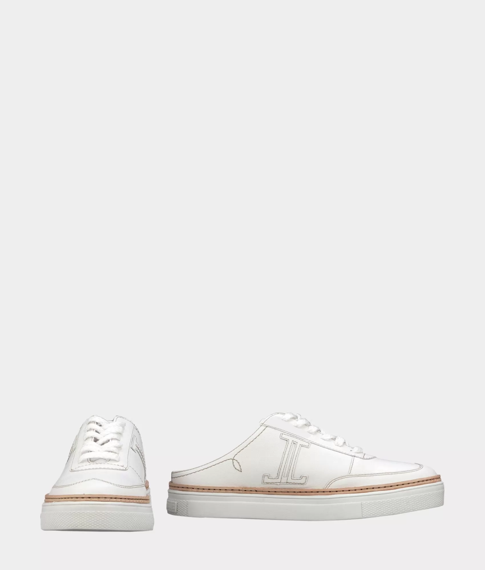 Lucchese Mules | Saddle Mule White