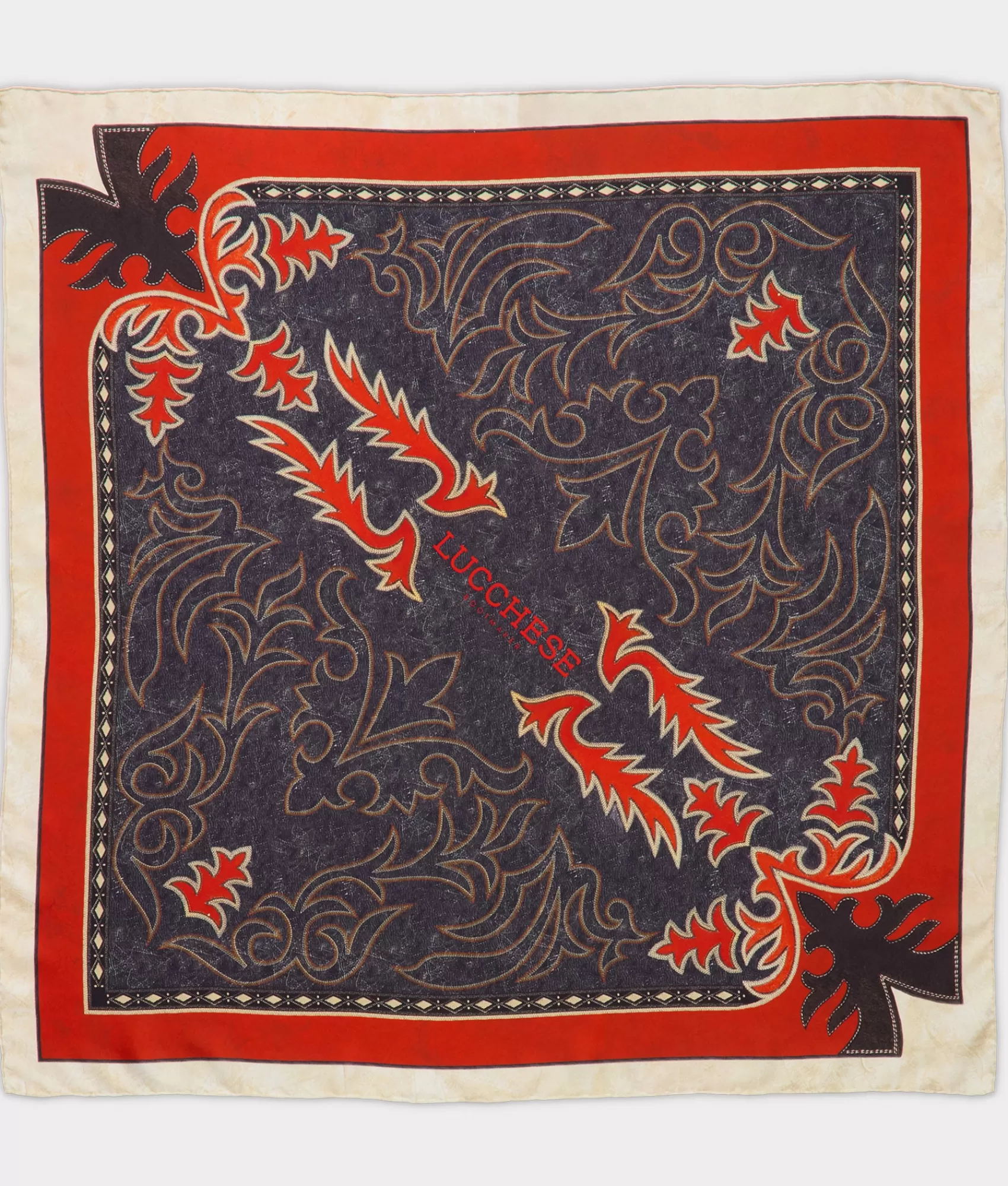 Lucchese Scarves | Scarves | Saddle Scarf Denim