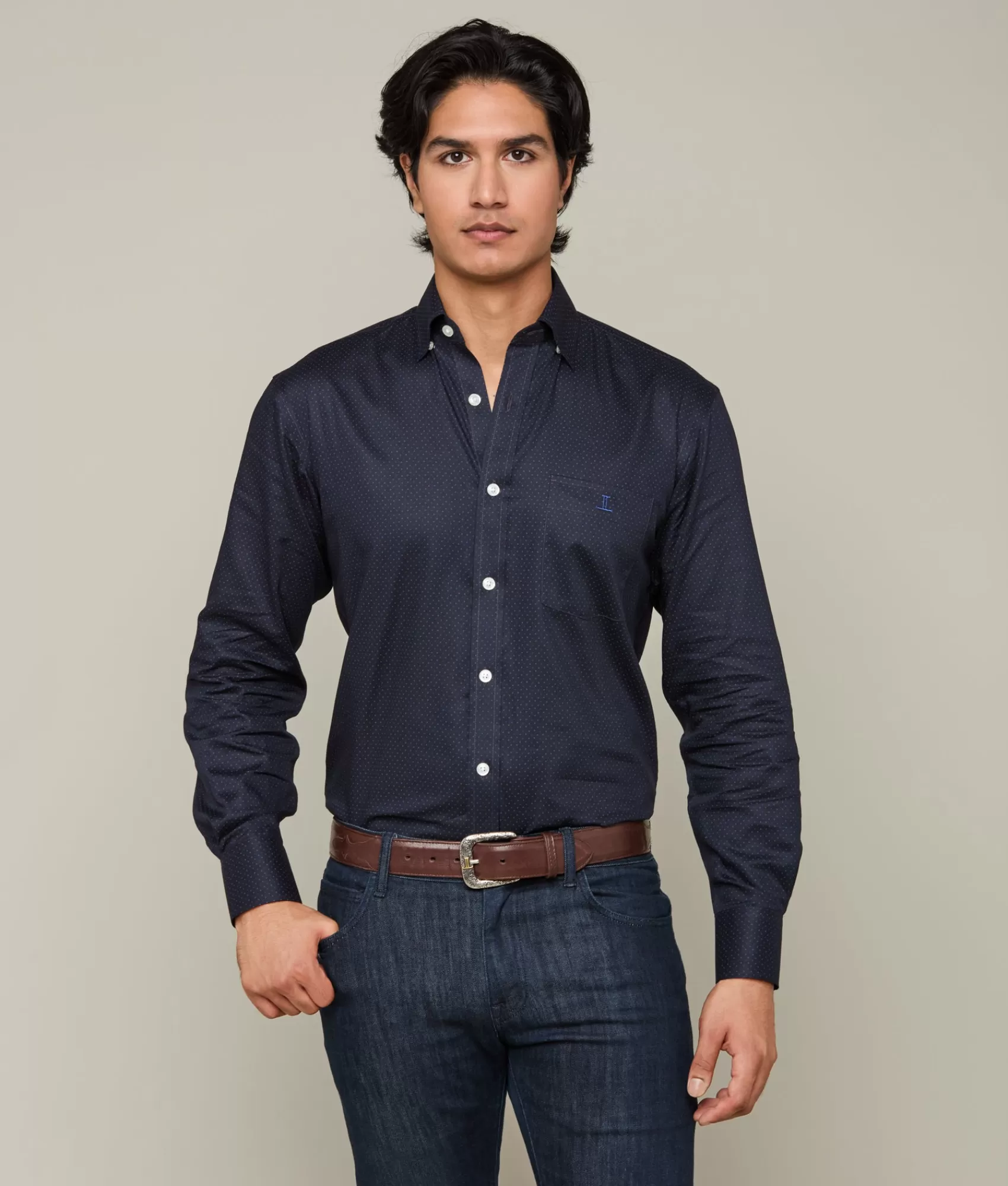 Lucchese Tops | San Antonio DottedBlack
