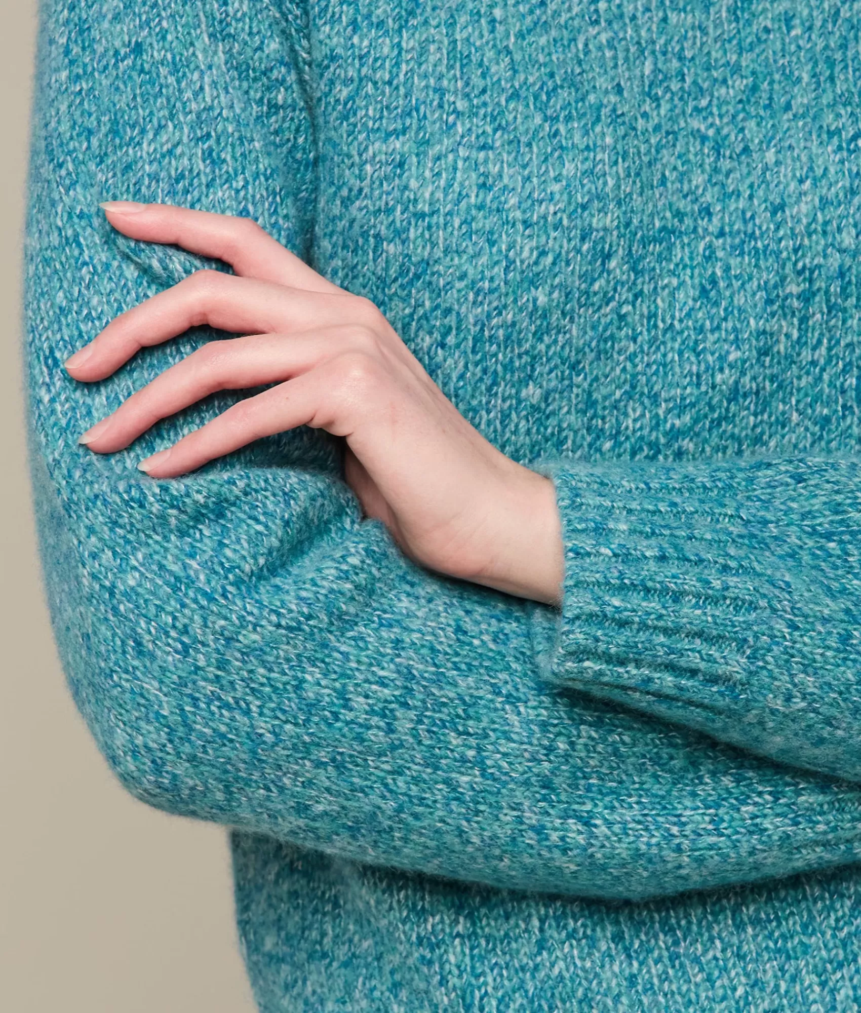 Lucchese Tops | Scout Pullover Sweater PeacockBlue