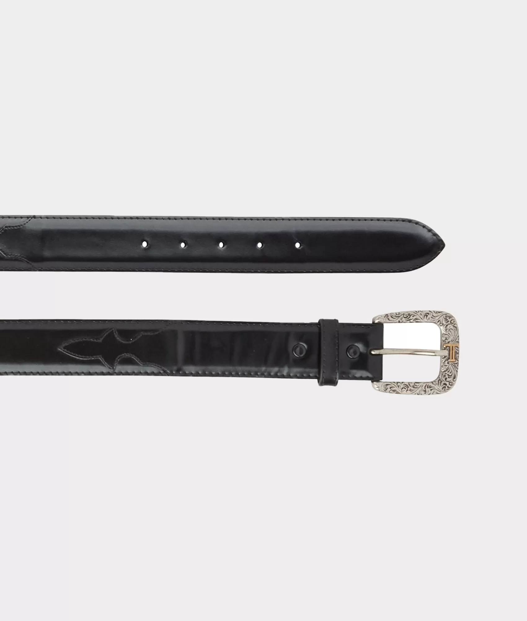 Lucchese Belts & Belt Accessories | Smooth Goat Black