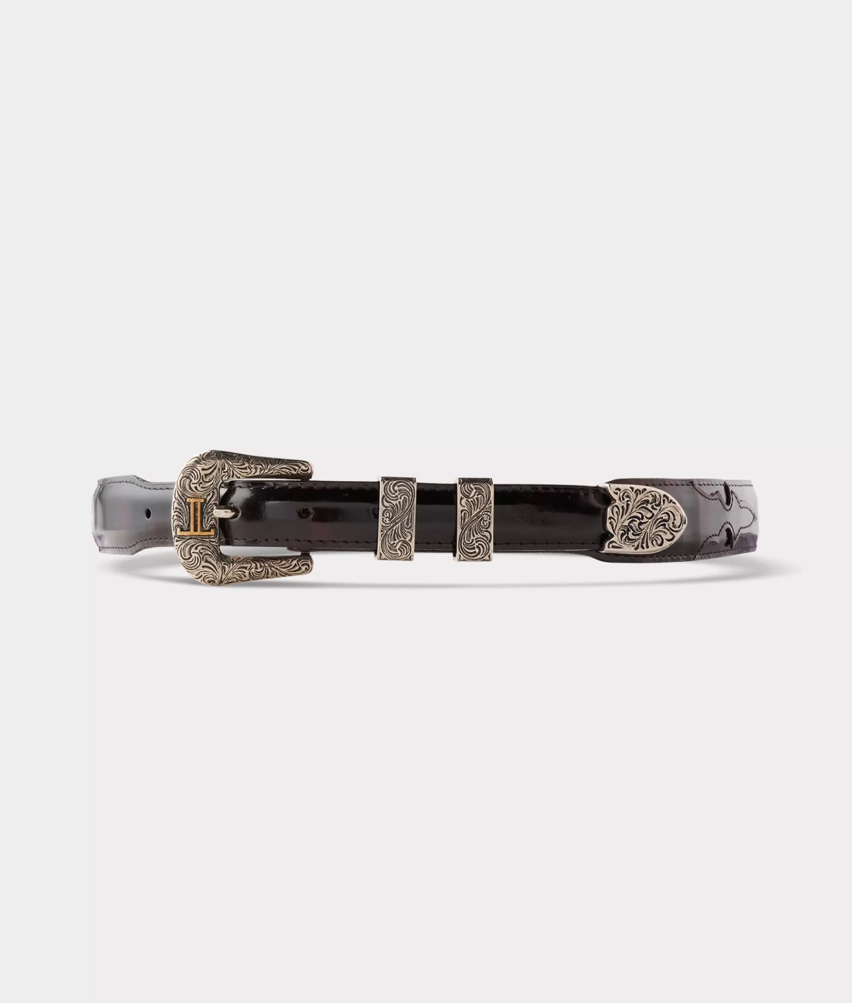 Lucchese Belts | Belts & Belt Accessories | Smooth Goat Tapered BlackCherry