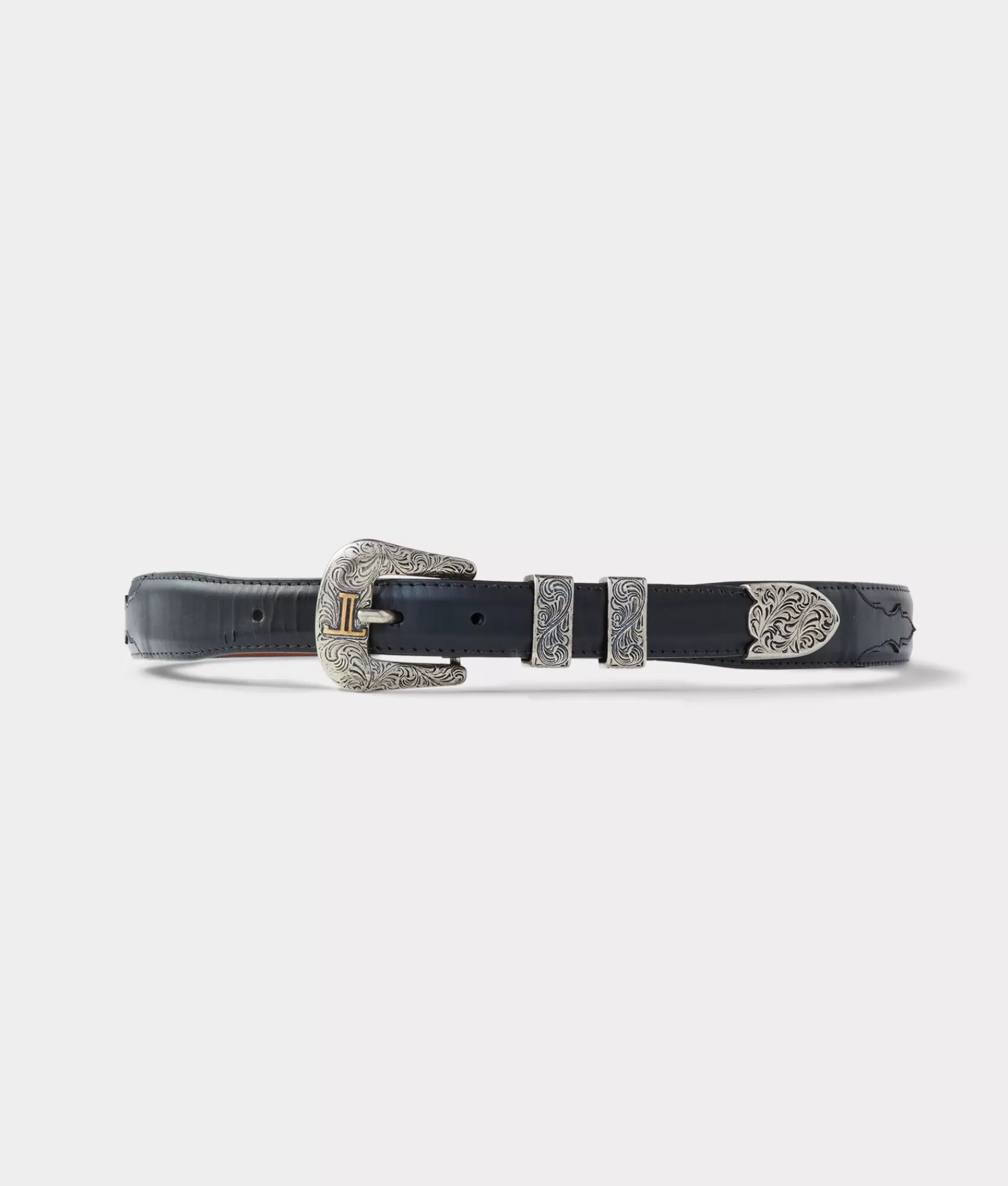 Lucchese Belts | Belts & Belt Accessories | Smooth Goat Tapered Black