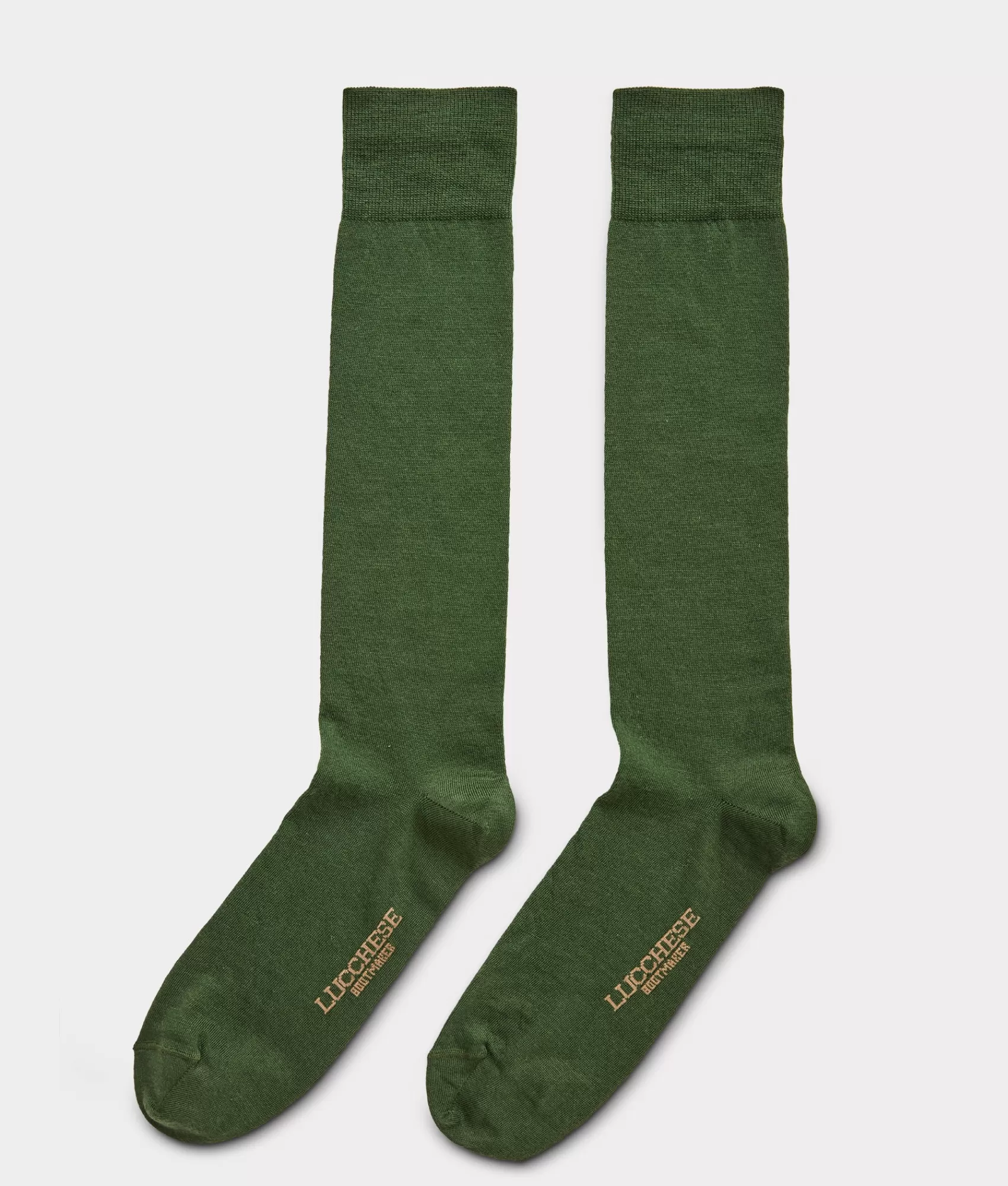 Lucchese Socks | Solid Dress Sock Pine