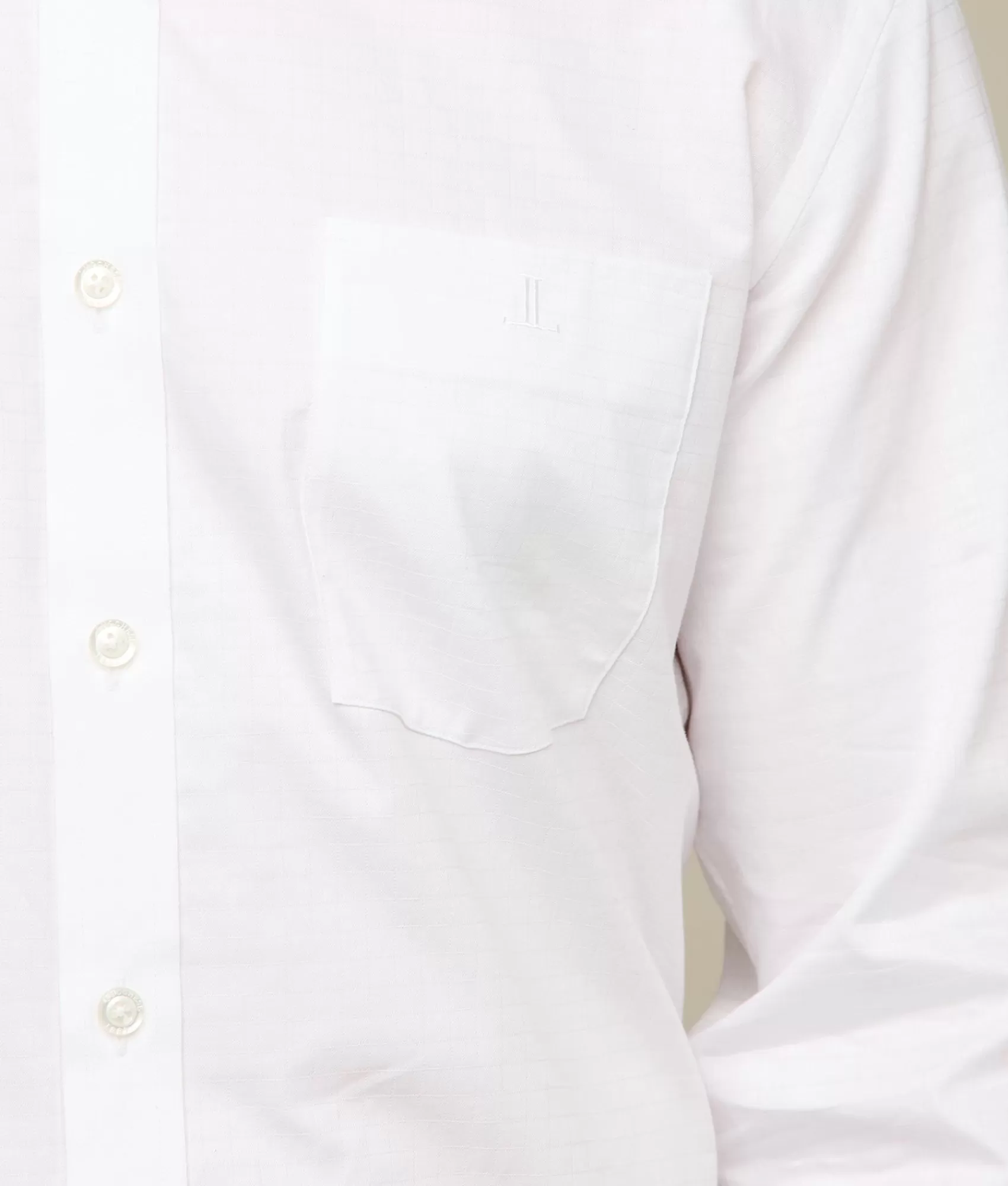 Lucchese Tops | Square Dobby Shirt White