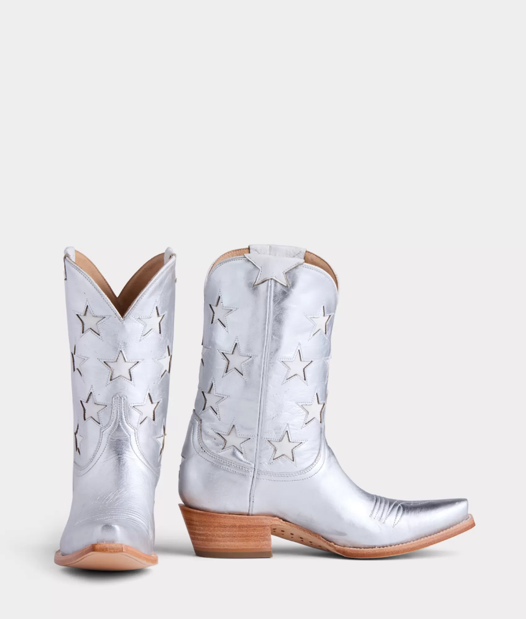 Lucchese Cowboy | Star-Struck Silver