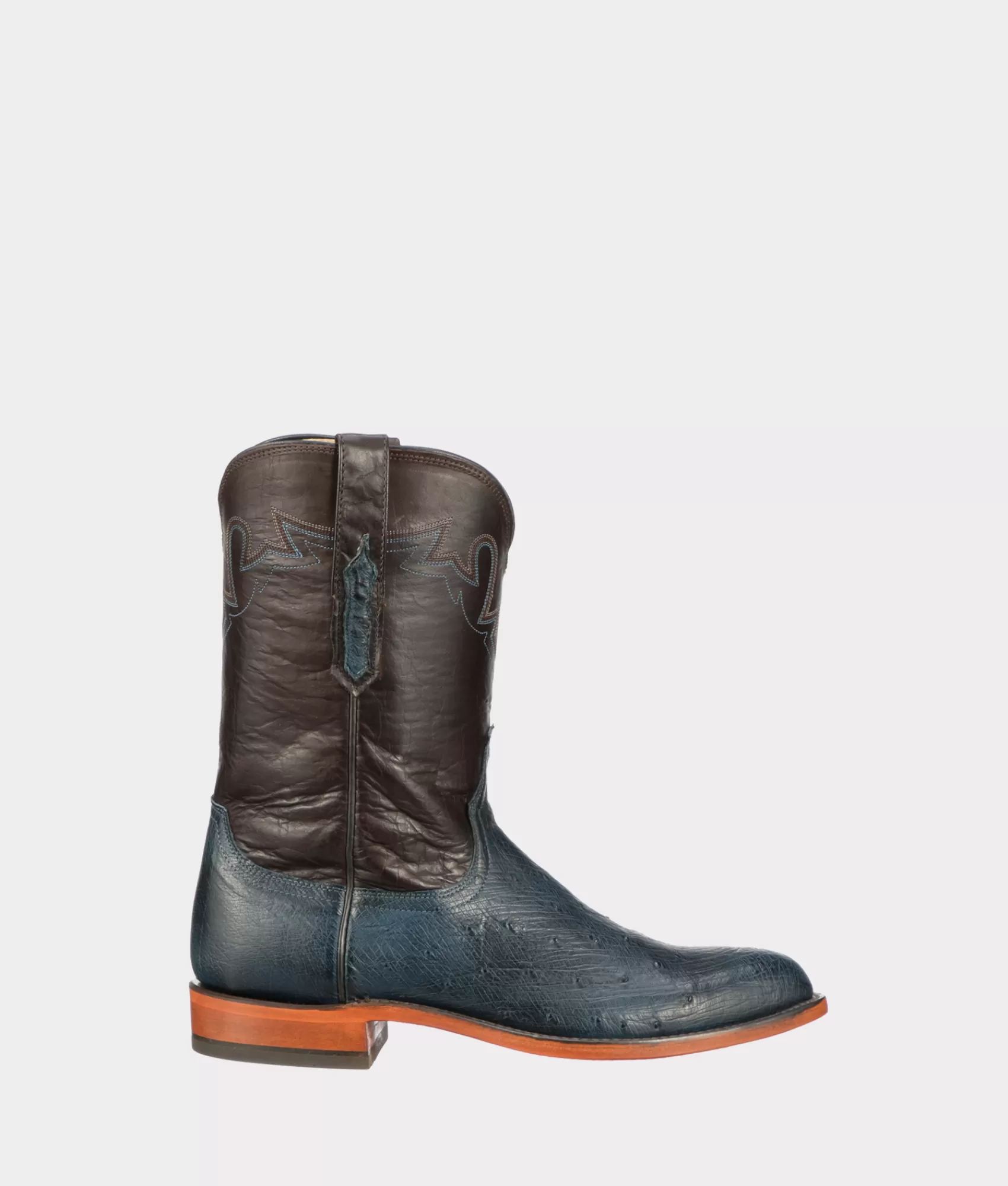 Lucchese Roper | Cowboy | Sunset Exotic Navy