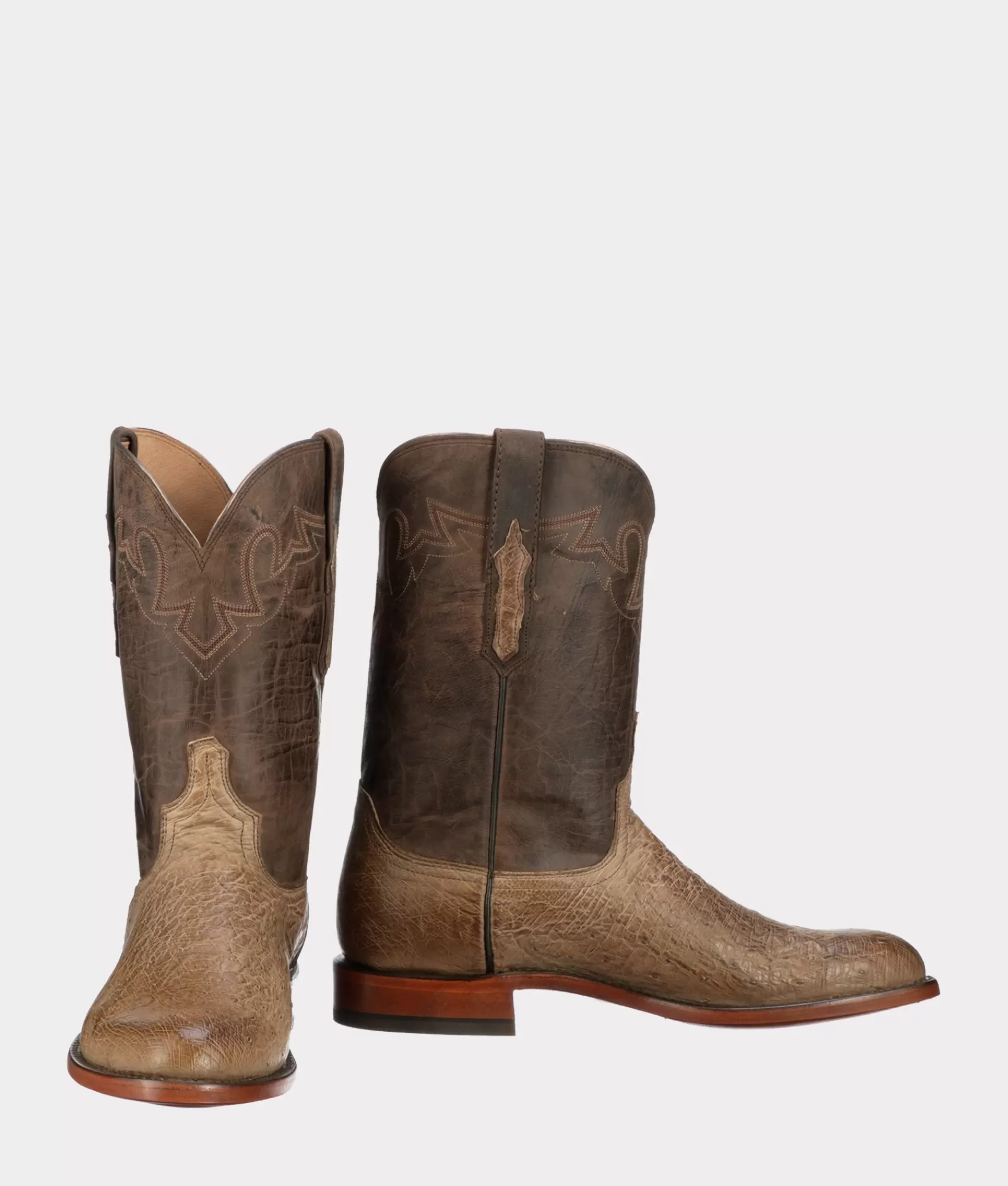 Lucchese Cowboy | Roper | Sunset Exotic Olive