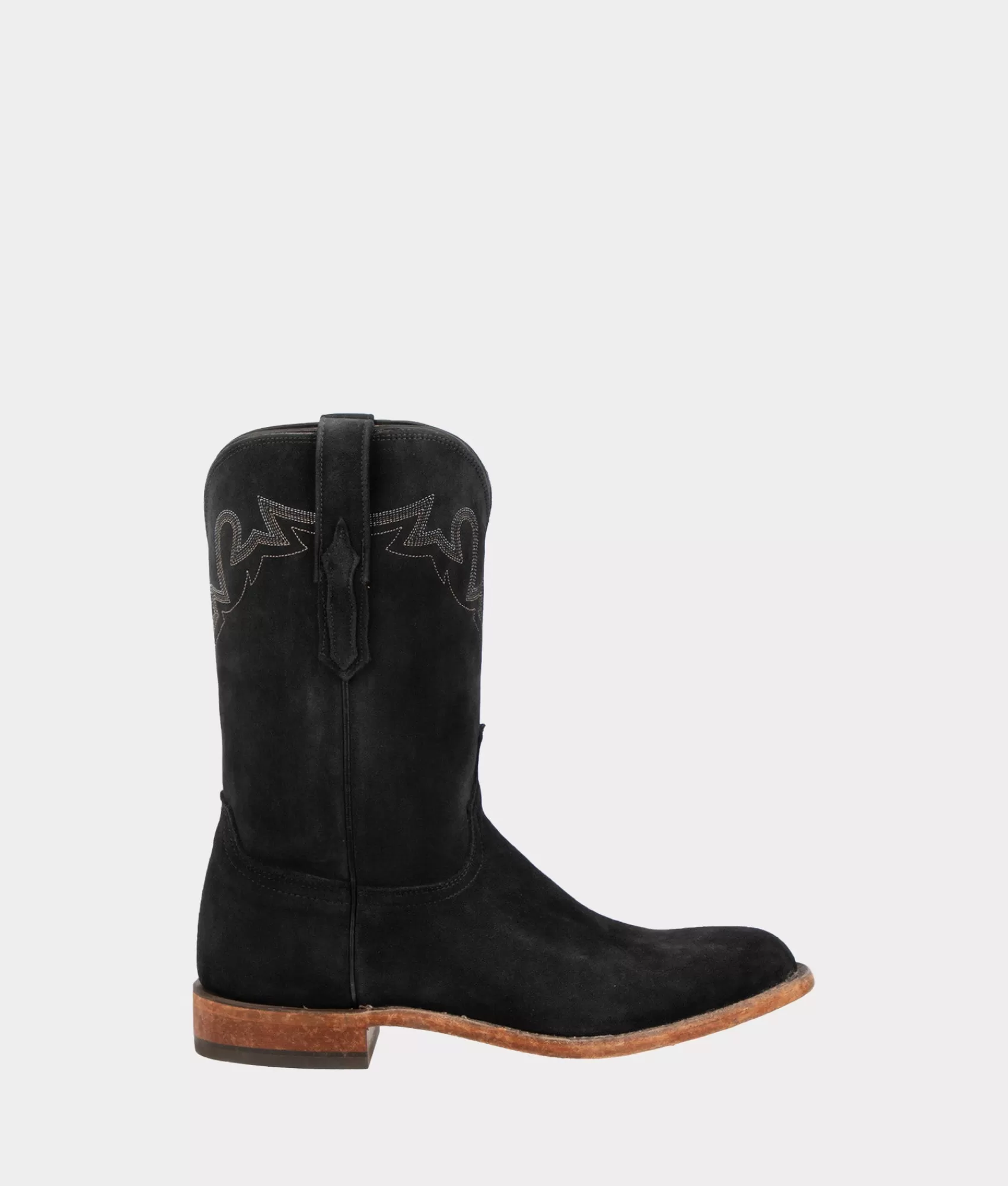 Lucchese Roper | Cowboy | Sunset Suede DistressedBlack