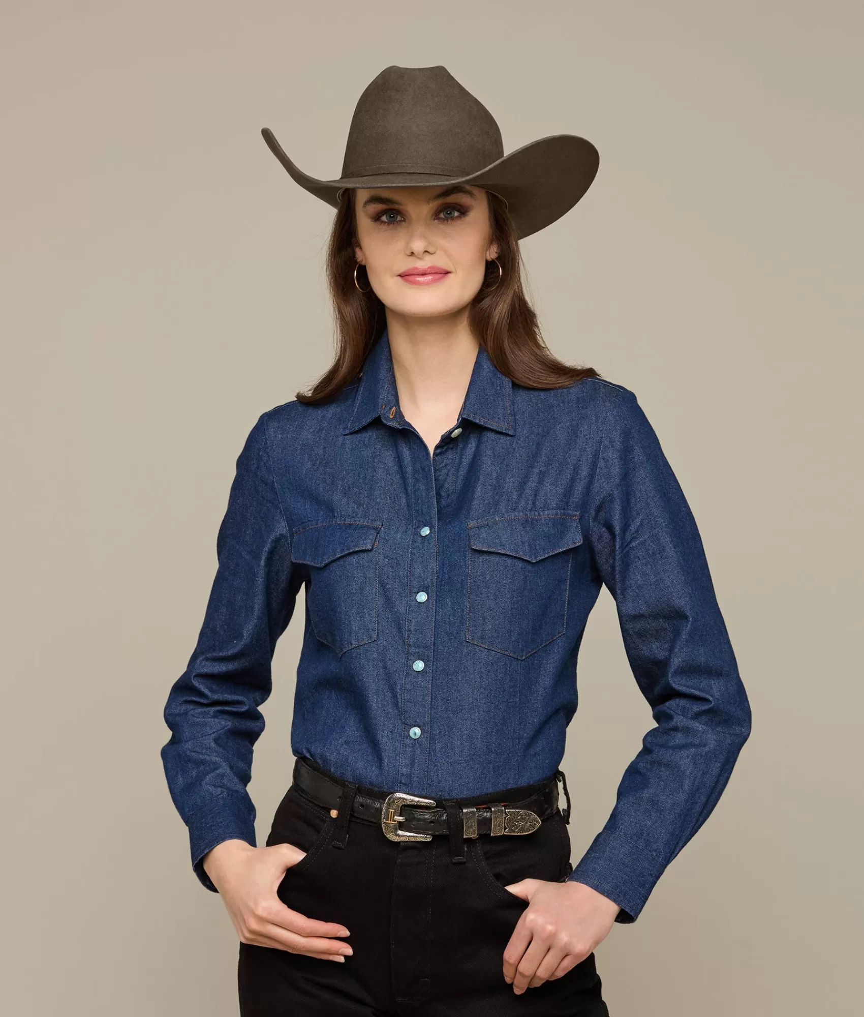 Lucchese Cowboy Hats | Headwear | The Republic GraniteGrey