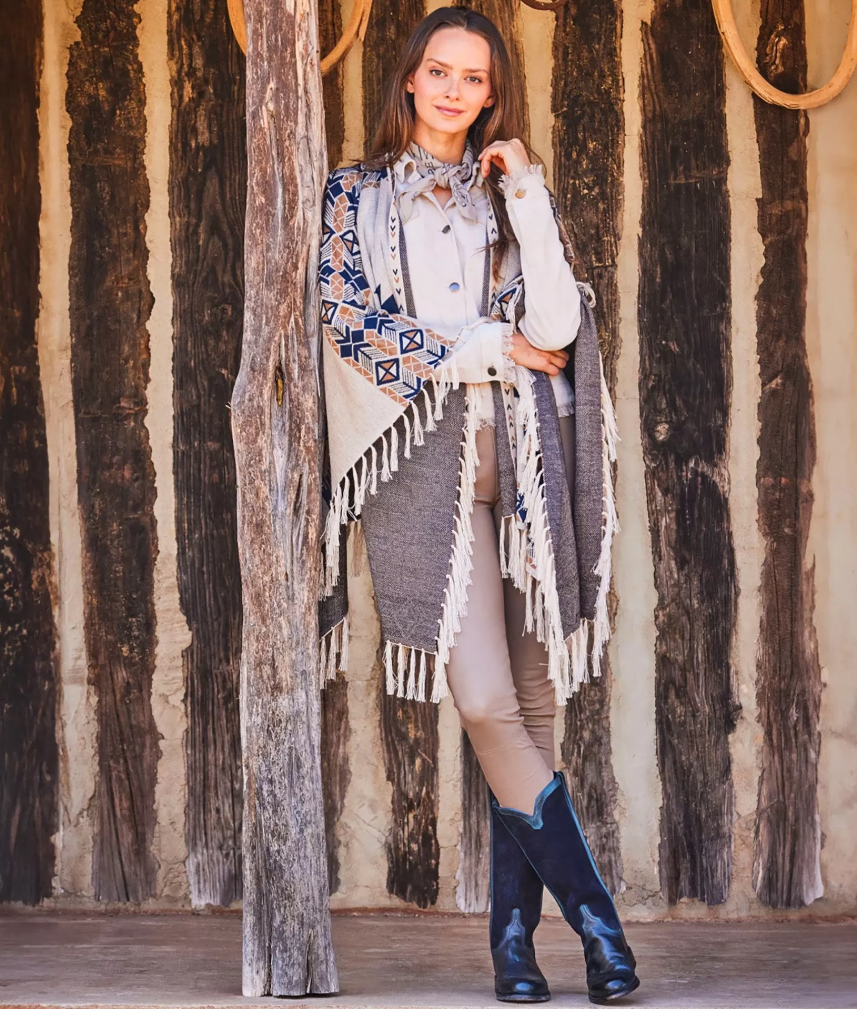 Lucchese Tall | Cowboy | Torero Straight Roper CavalryBlue
