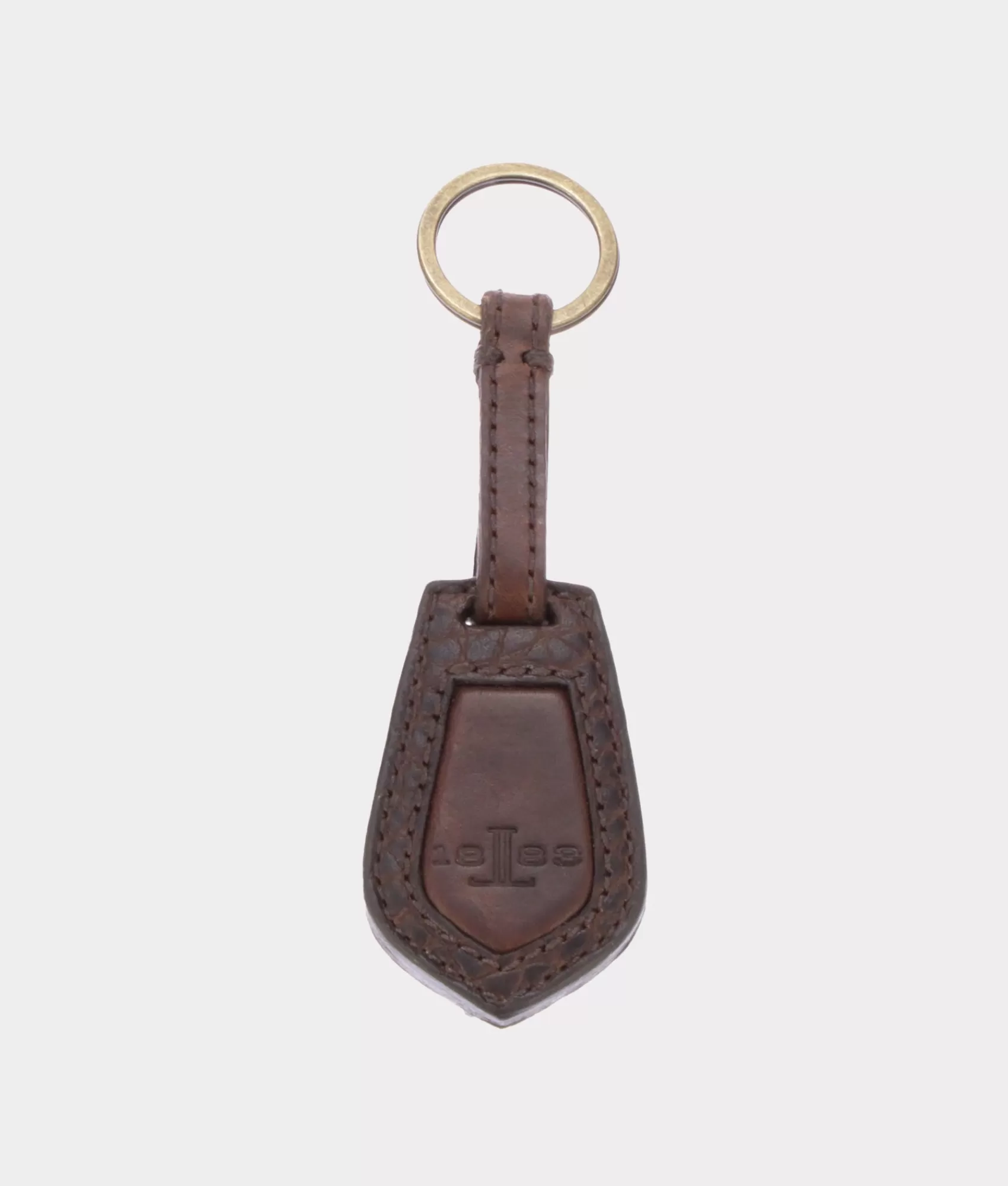 Lucchese Small Leather Goods | Small Leather Goods | Travel Keychain Chocolate