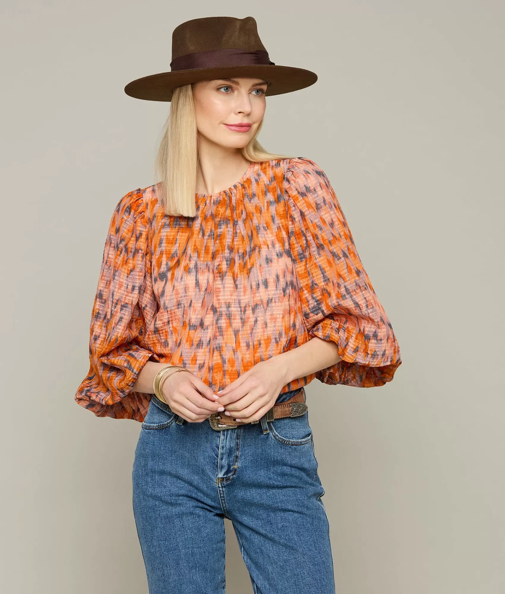 Lucchese Tops | Tyler Top MelonPeach
