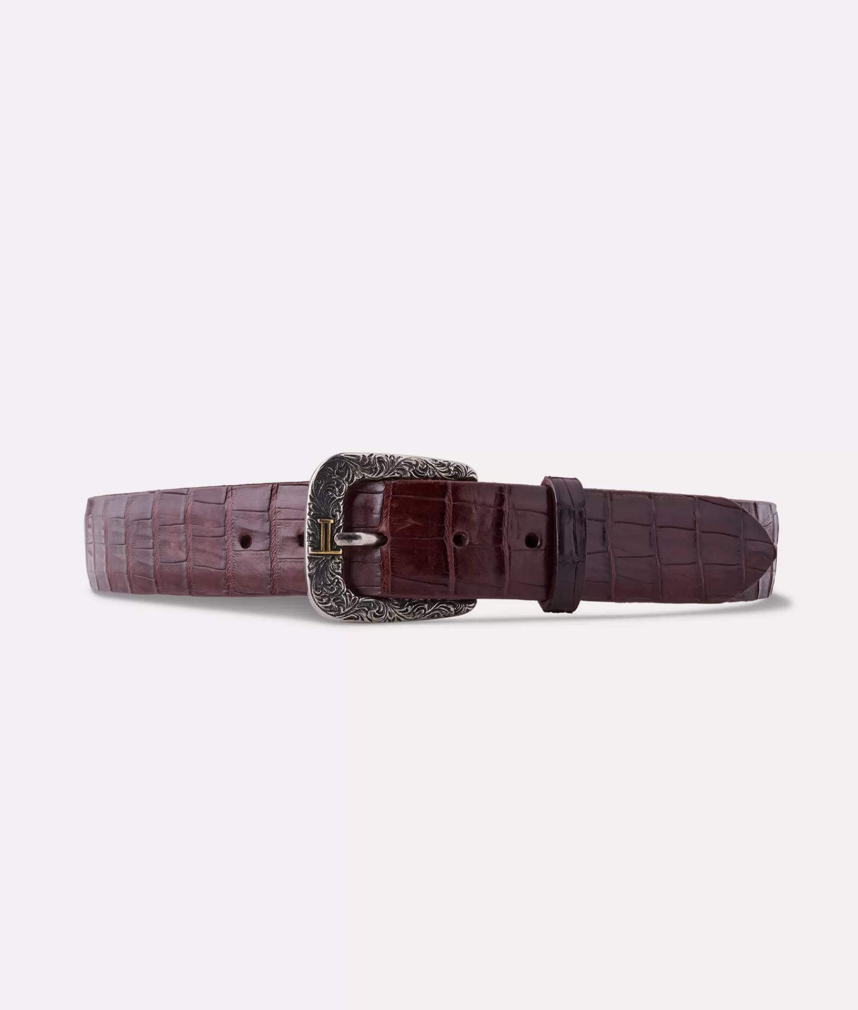 Lucchese Belts & Belt Accessories | Ultra Belly Caiman Sienna
