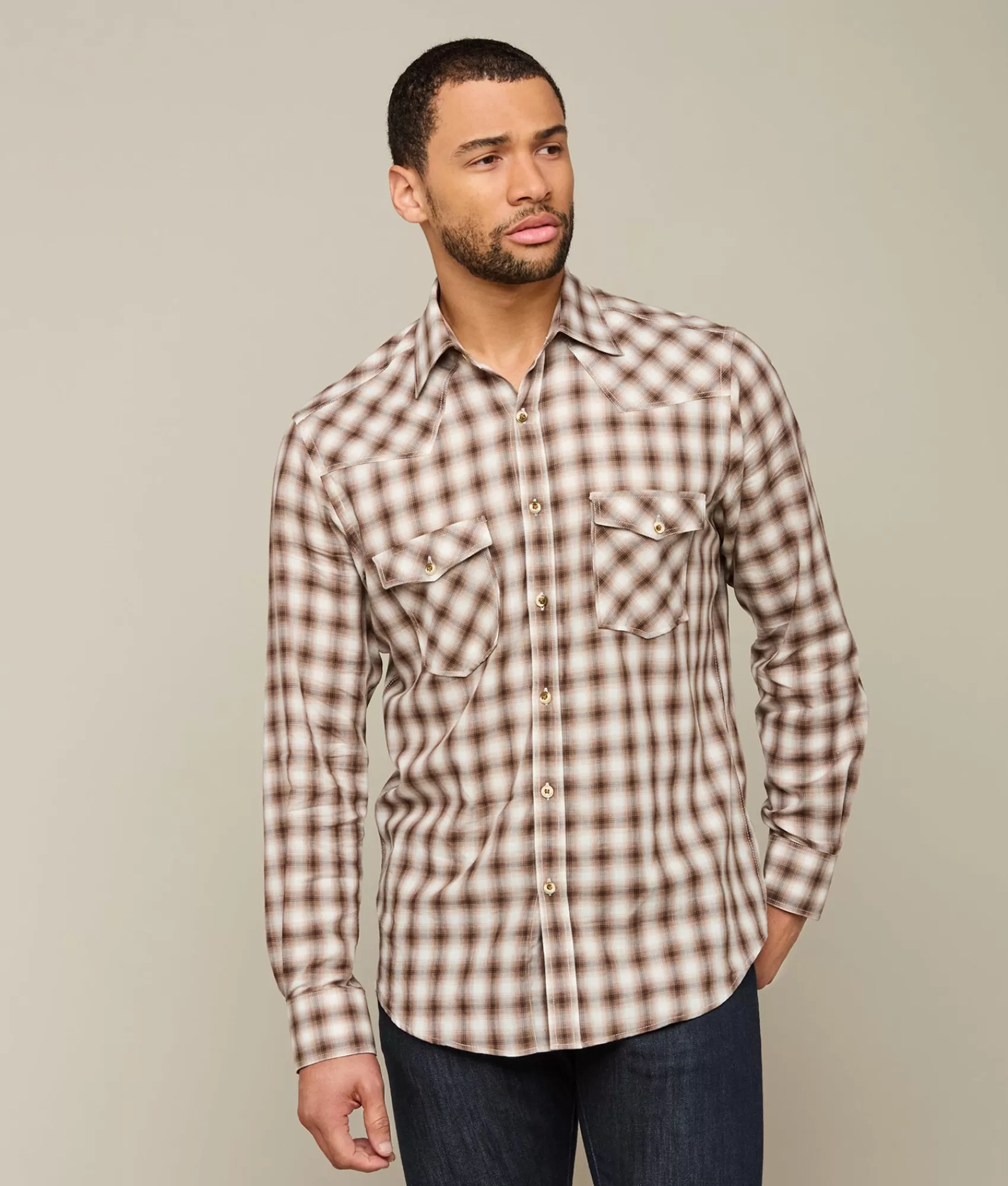 Lucchese Tops | Valley Brown/Black