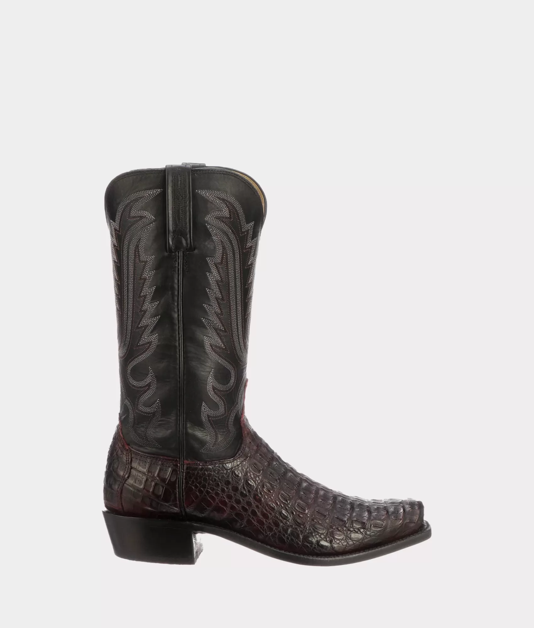 Lucchese Cowboy | Walter BlackCherry+Black