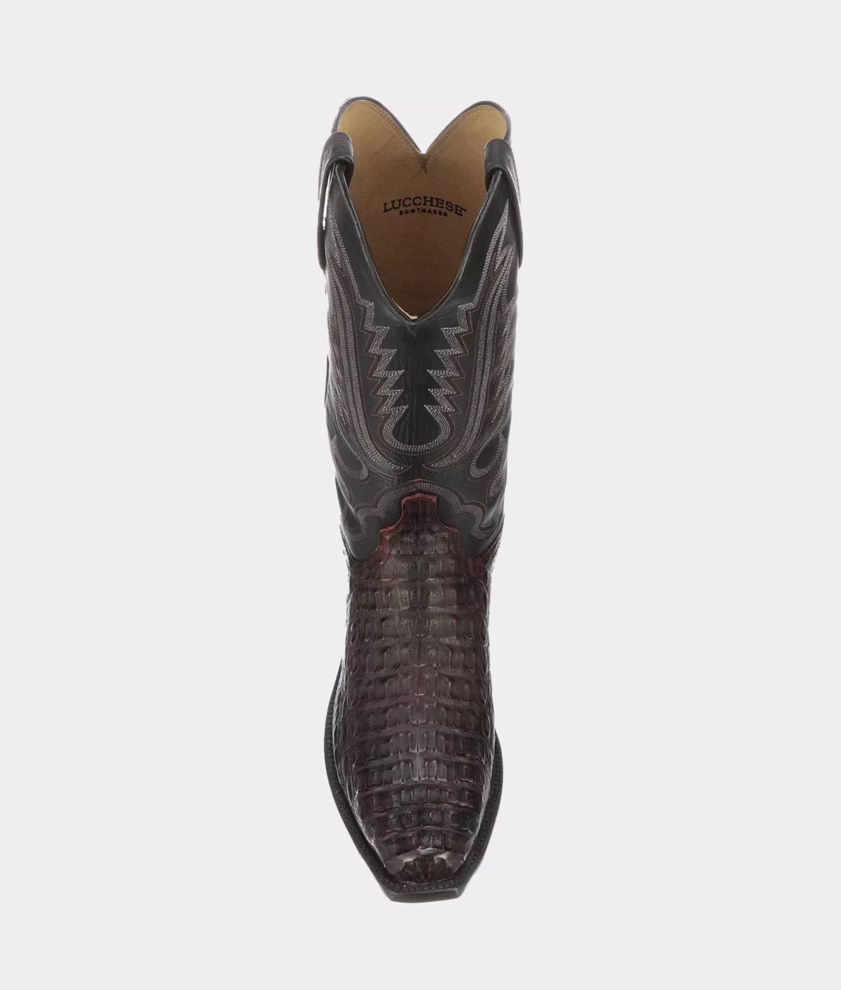 Lucchese Cowboy | Walter BlackCherry+Black