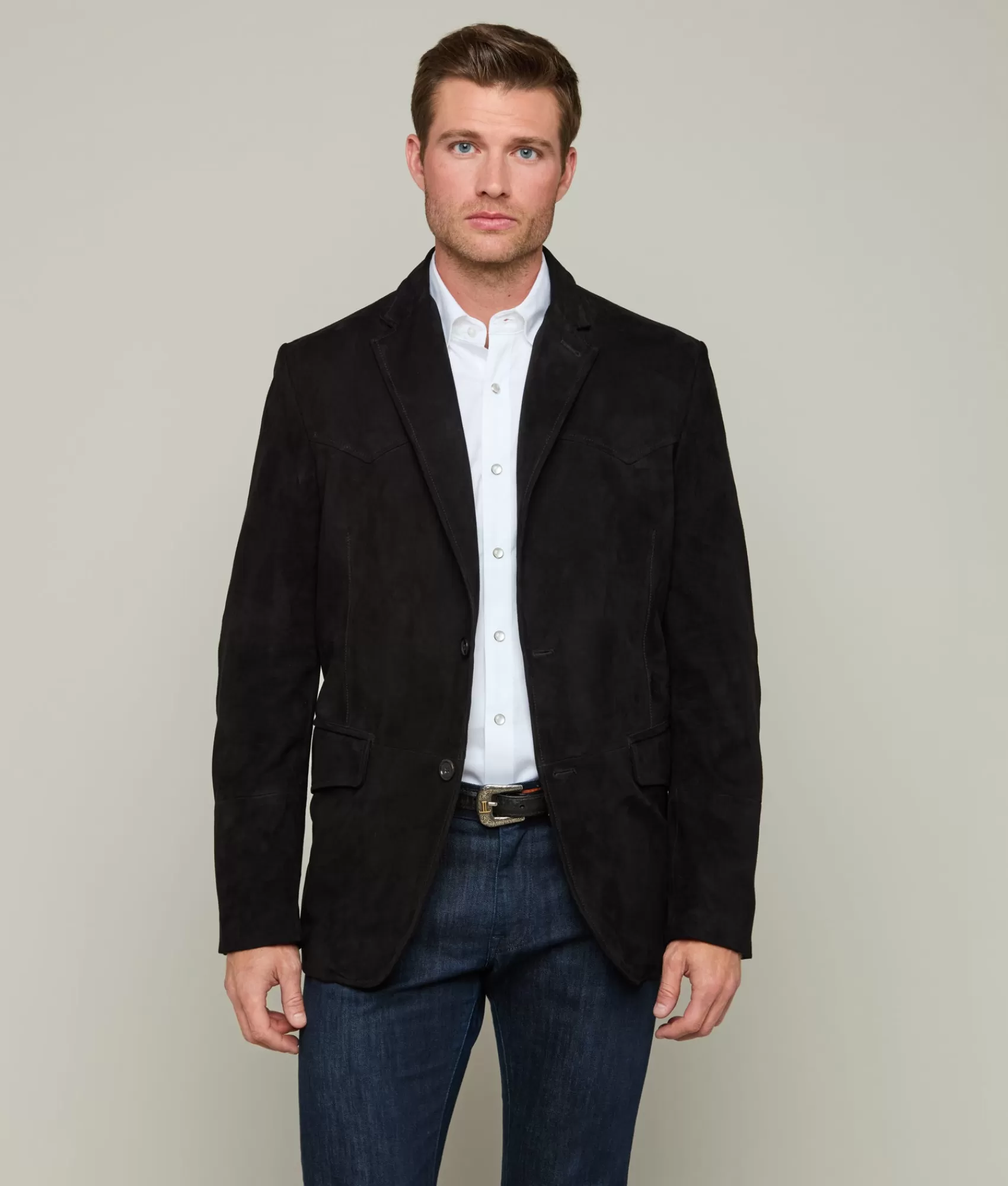 Lucchese Outerwear | Western Yoke Sport Coat Black