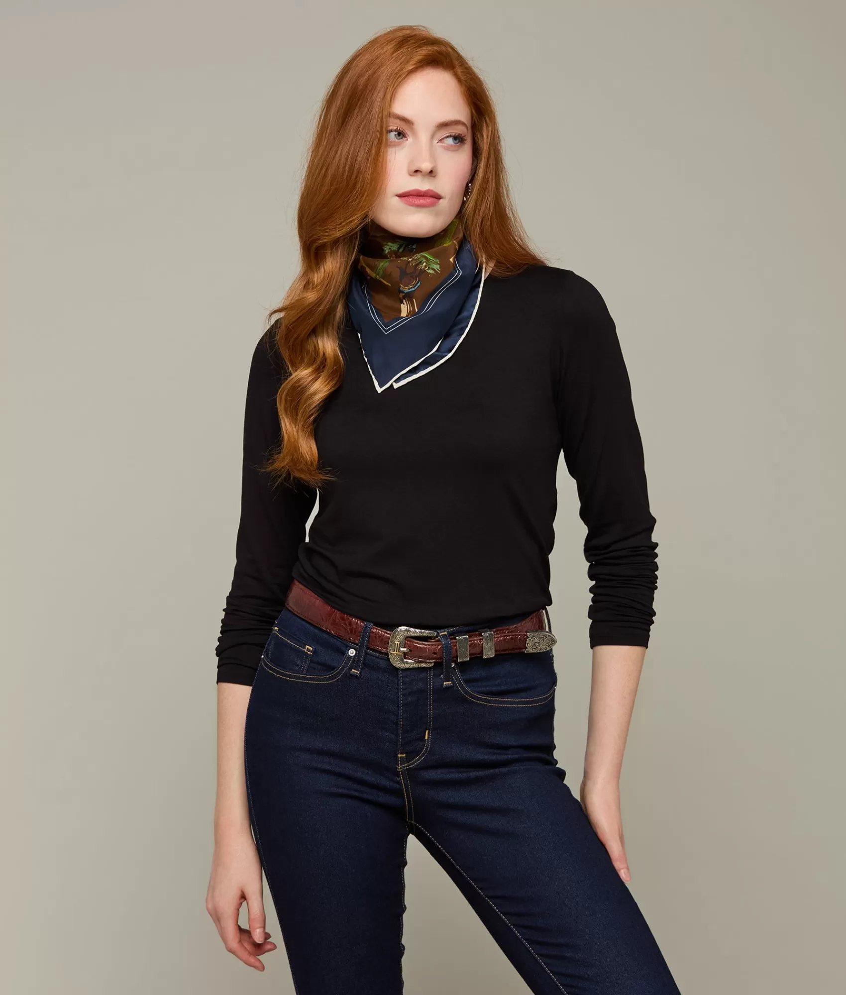 Lucchese Belts | Women's Caiman Tapered Belt Sienna