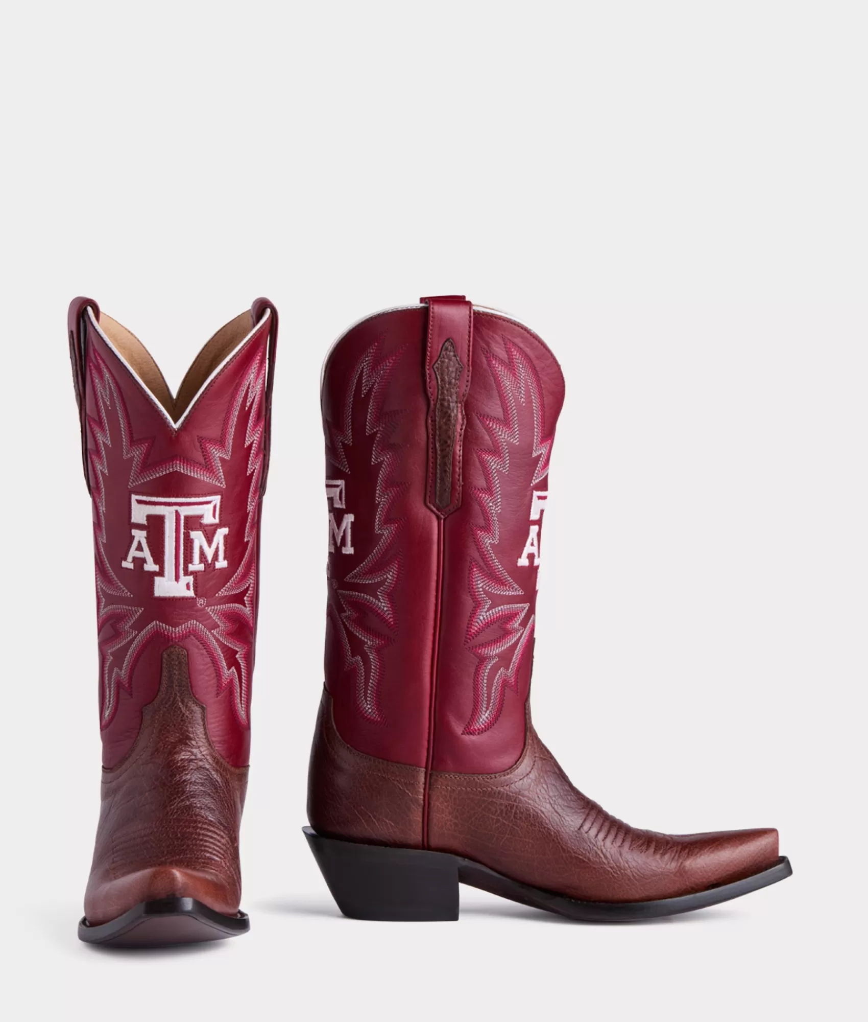 Lucchese Cowboy | Women's x Texas A&M 12th Man Chocolate