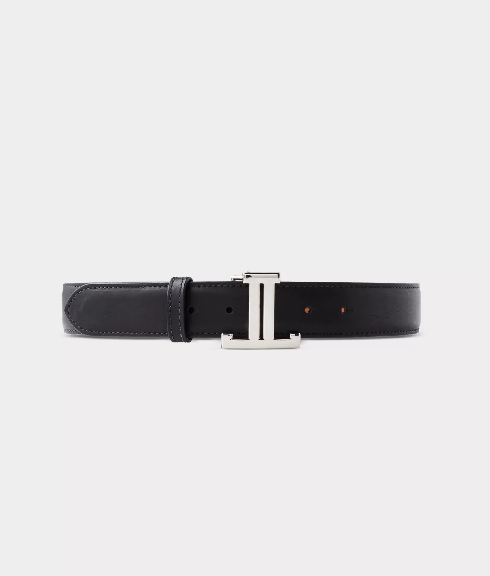 Lucchese Belts | Women's Mirrored L Belt Black