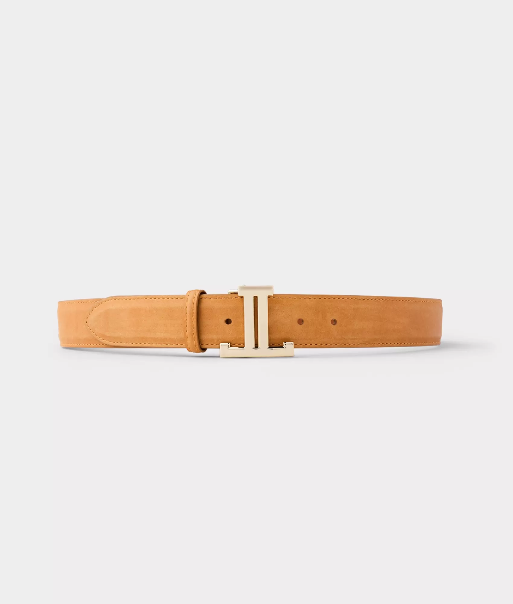 Lucchese Belts | Women's Mirrored L Belt Honey